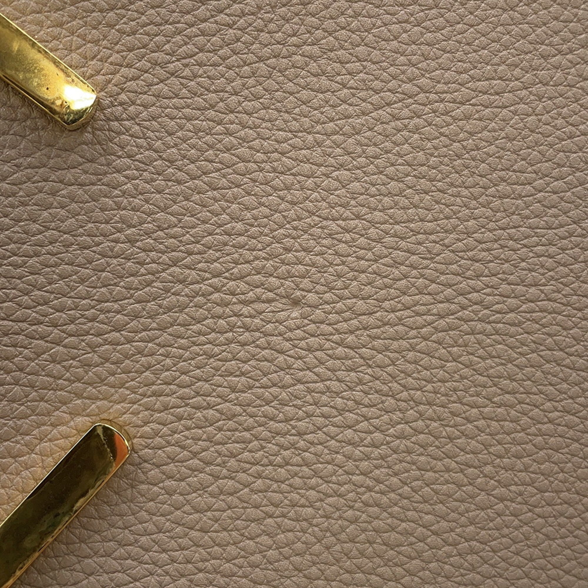 Loewe Puzzle Sand Leather Handbag (Pre-Owned)