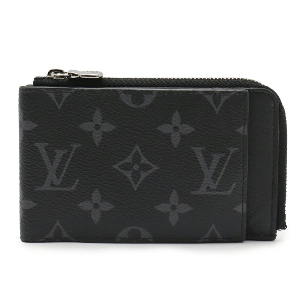 Louis Vuitton Black Gray Monogram Eclipse Wallet (Bi-Fold) (Pre-Owned)