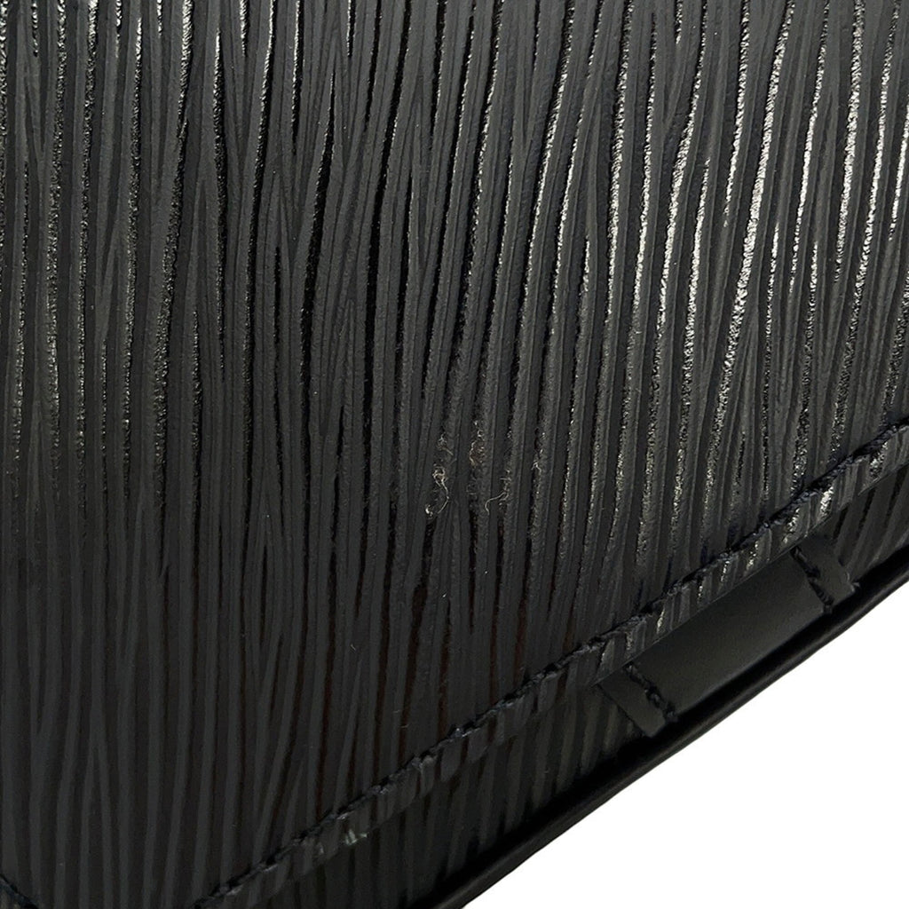Louis Vuitton Black Noir Epi Leather Handbag (Pre-Owned)
