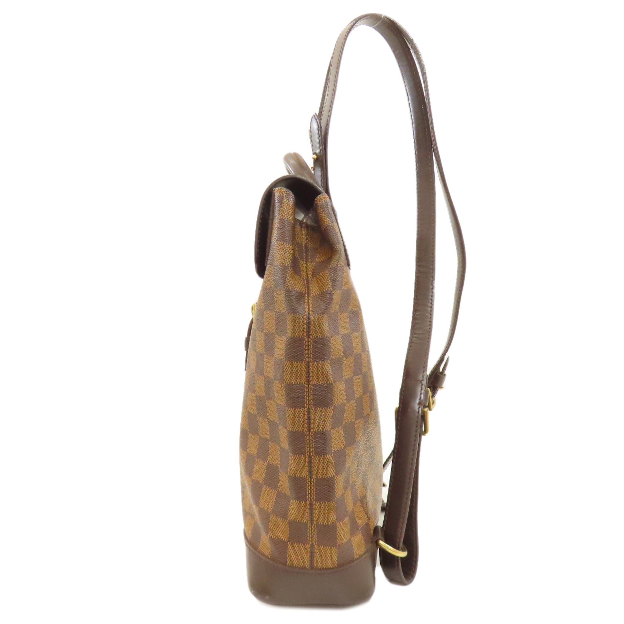 Louis Vuitton Damier Canvas Ebene Damier Canvas Backpack (Pre-Owned)