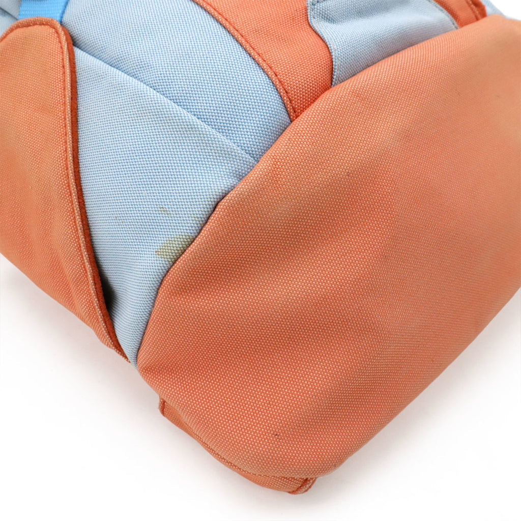 Chanel Sport Light Blue Orange Red Canvas Backpack (Pre-Owned)