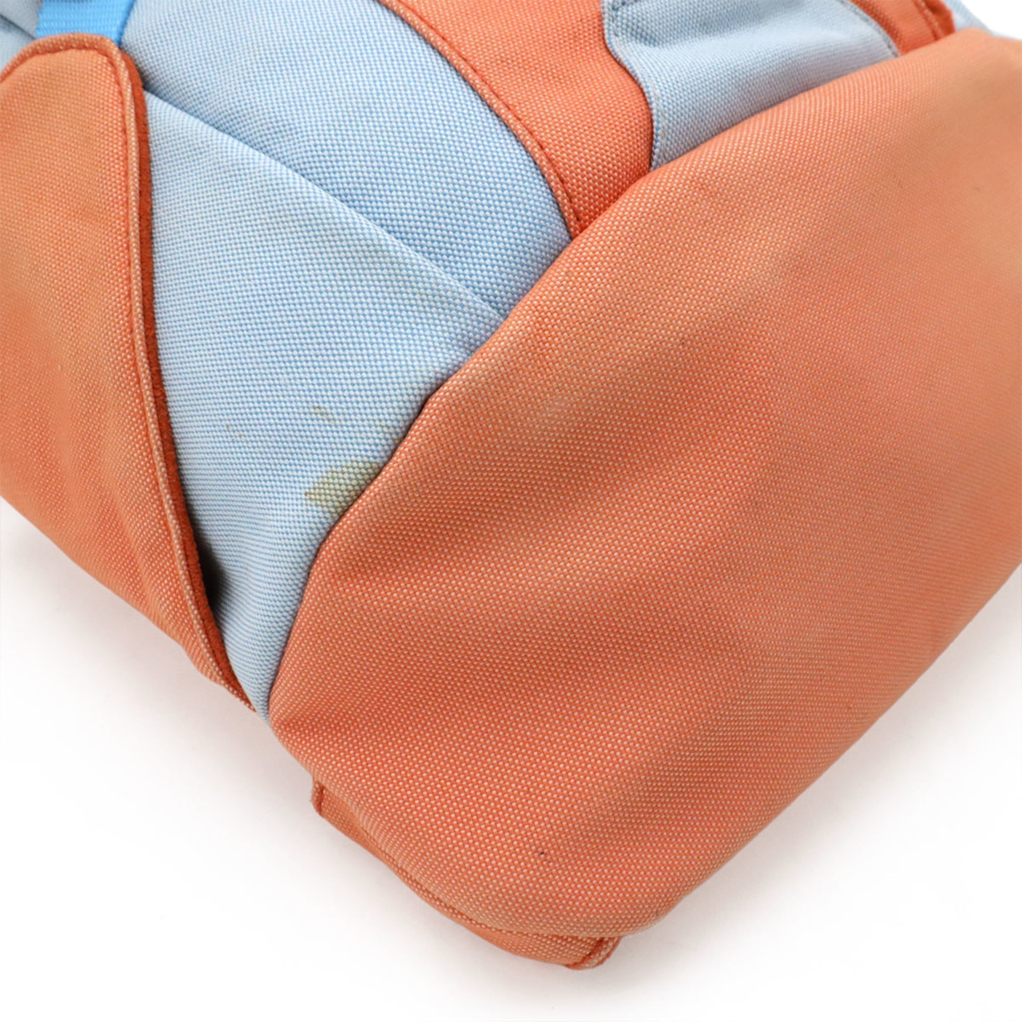 Chanel Sport Light Blue Orange Red Canvas Backpack (Pre-Owned)