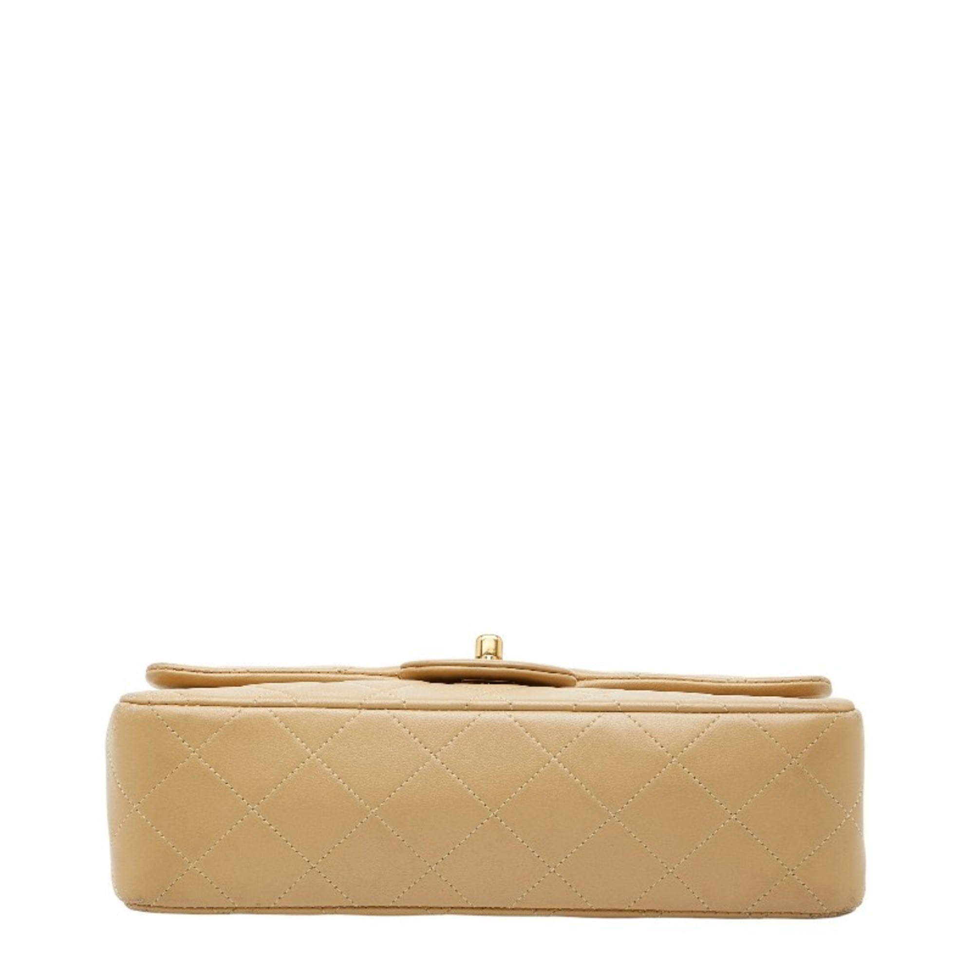 Chanel Beige Leather Shoulder Bag (Pre-Owned)