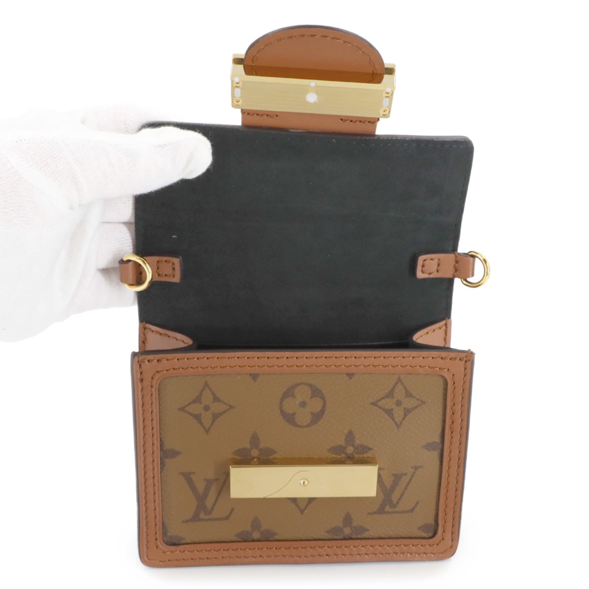 Louis Vuitton Monogram Reverse Monogram Reverse Shoulder Bag (Pre-Owned)