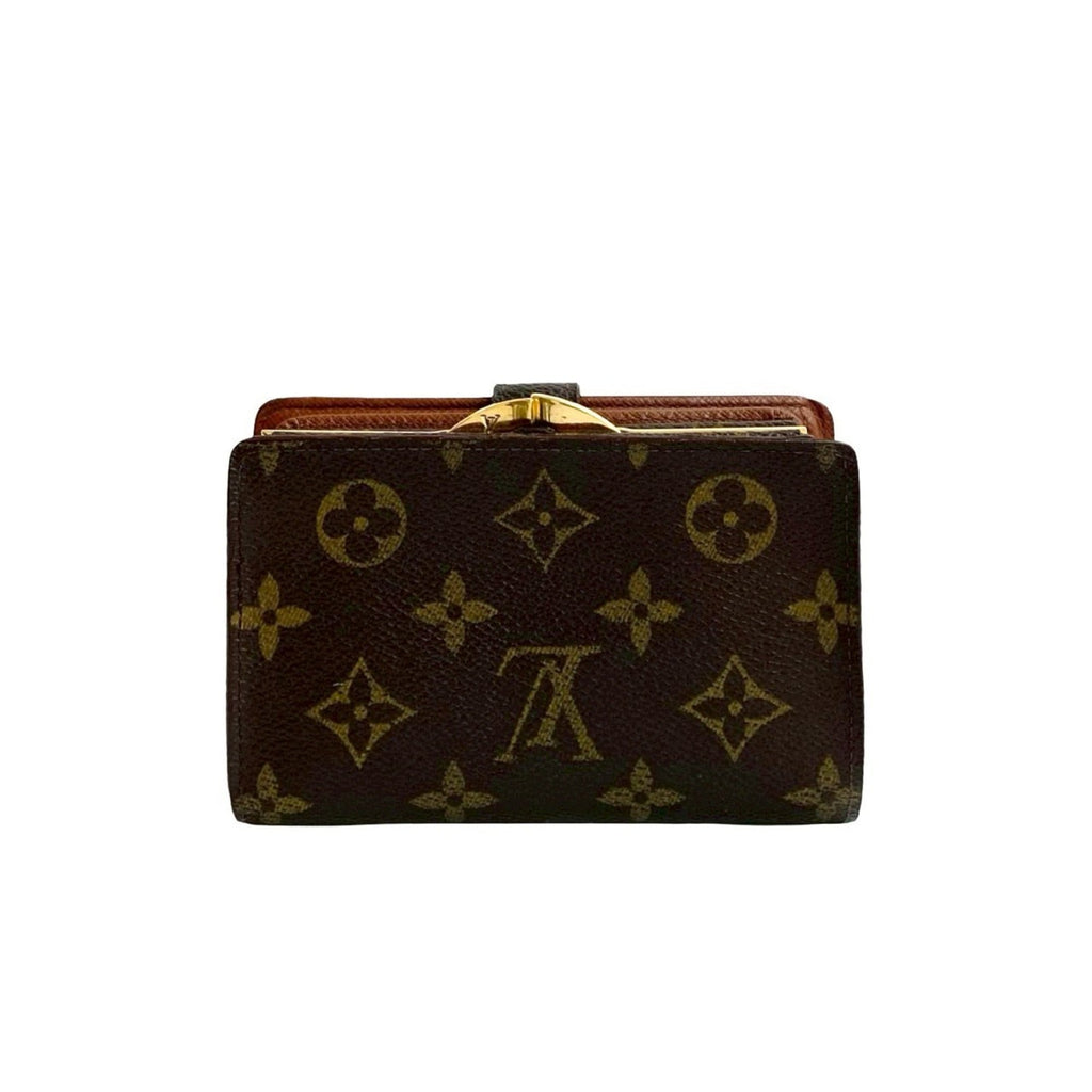 Louis Vuitton Brown Leather Pvc Wallet (Bi-Fold) (Pre-Owned)