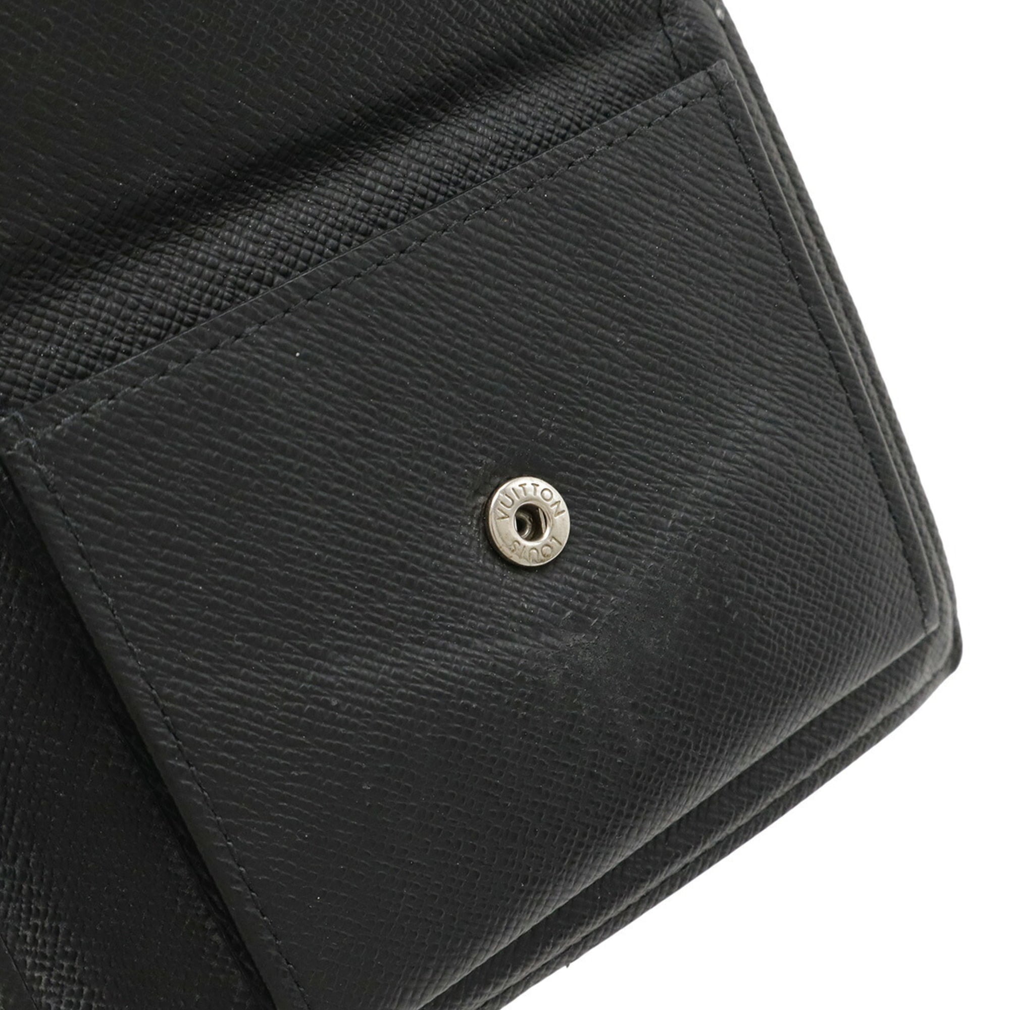 Louis Vuitton Black Gray Monogram Eclipse Wallet (Bi-Fold) (Pre-Owned)