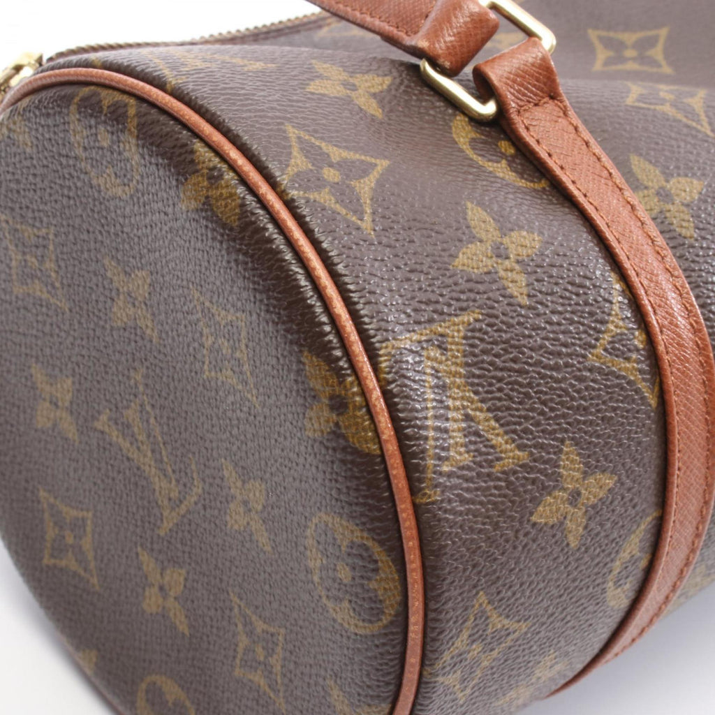 Louis Vuitton Brown Monogram Pvc Coated Canvas Leather Handbag (Pre-Owned)