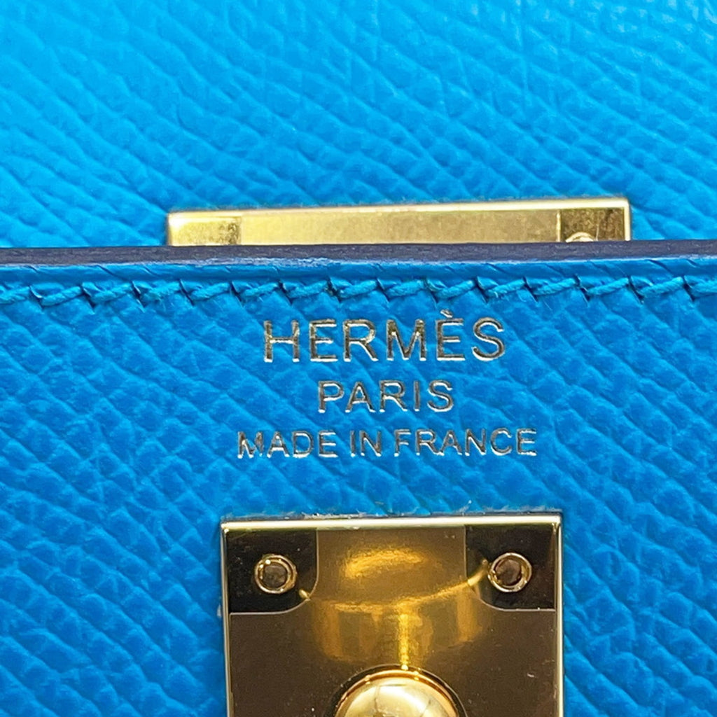 Hermes Kelly Gold Epsom Leather Handbag (Pre-Owned)