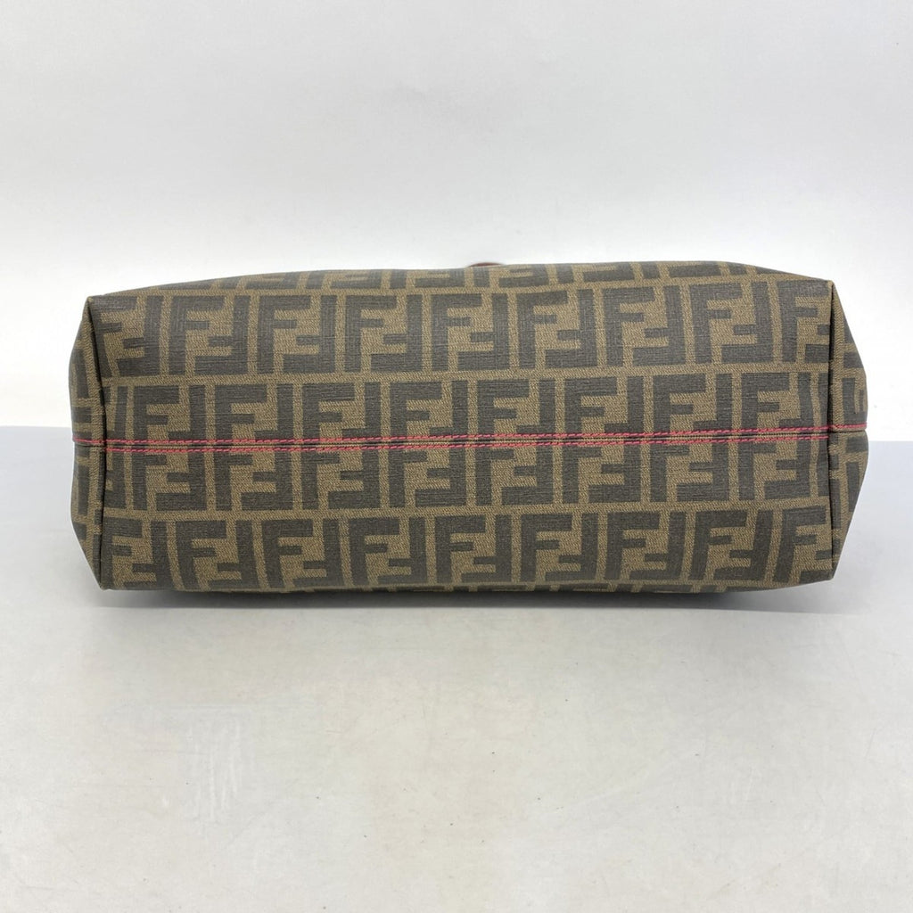 Fendi Brown Pvc Tote Bag (Pre-Owned)