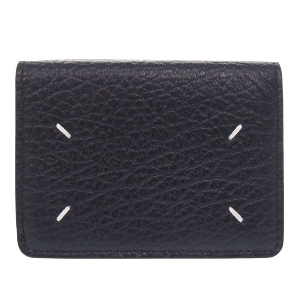 Maison Margiela Navy Leather Wallet (Tri-Fold) (Pre-Owned)