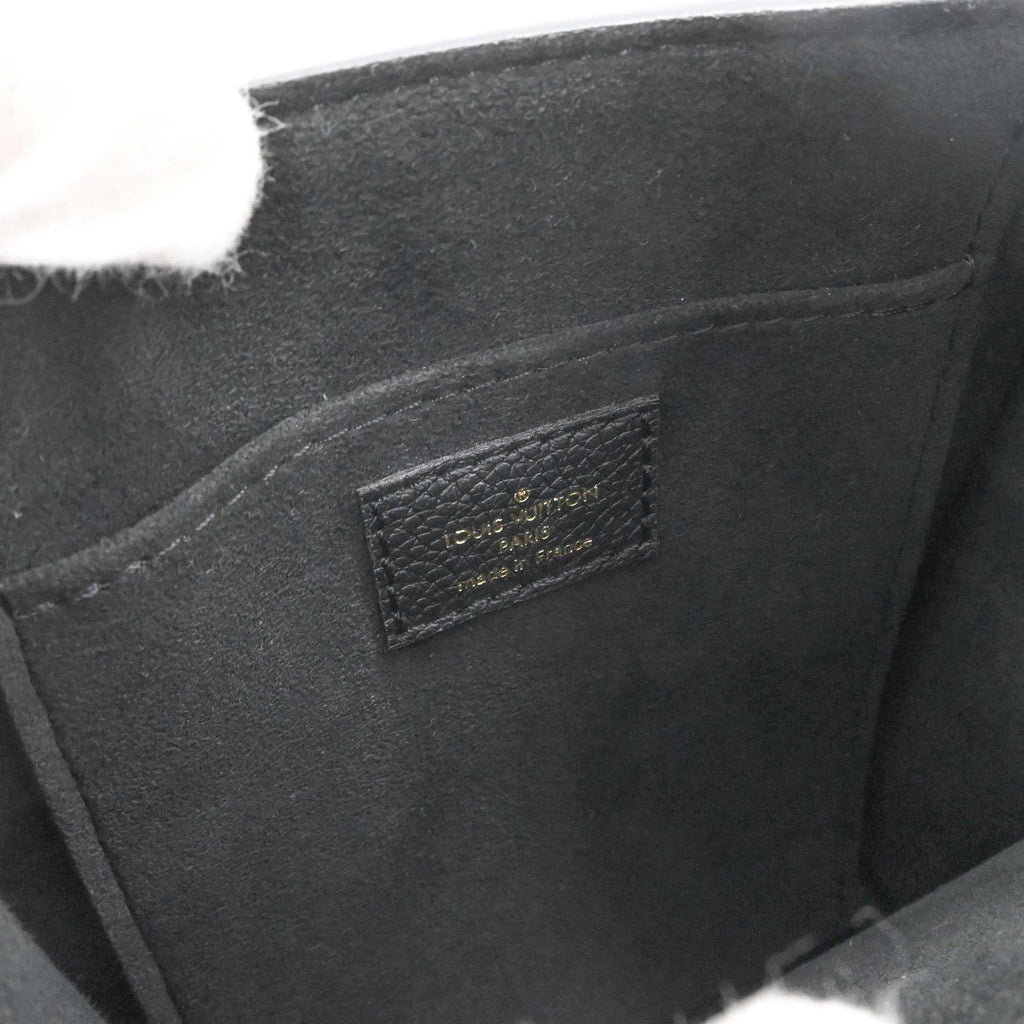 Louis Vuitton Black Noir Monogram Empreinte Leather Handbag (Pre-Owned)
