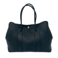 Hermes Black Negonda Leather Boston Bag Handbag Tote Bag (Pre-Owned)