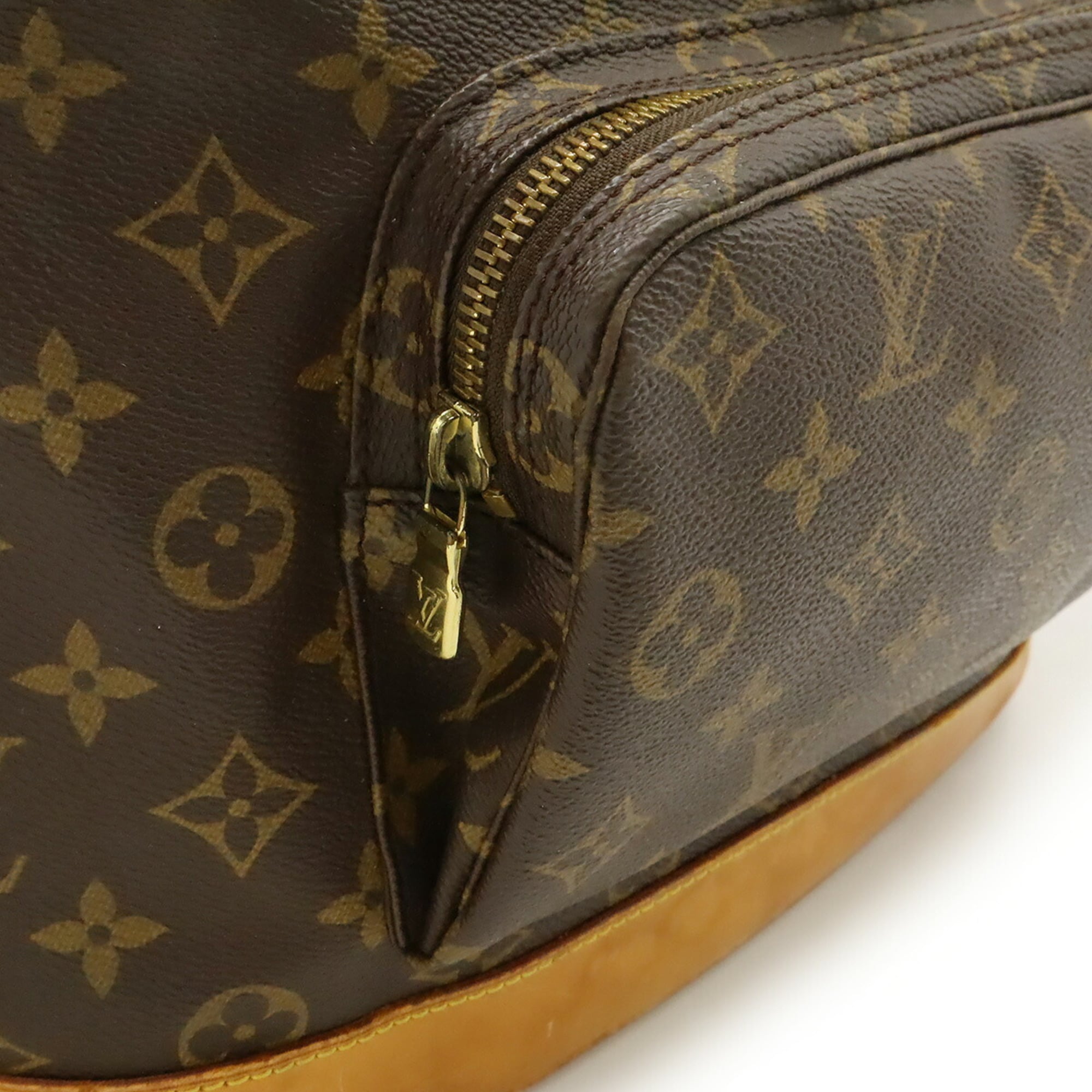 Louis Vuitton Brown Pvc Backpack Shoulder Bag (Pre-Owned)