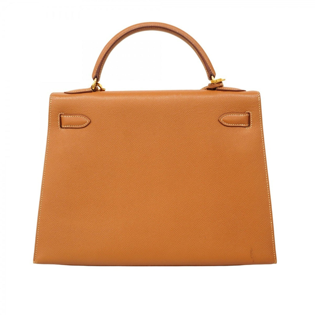 Hermes Gold Courchevel Leather Handbag (Pre-Owned)