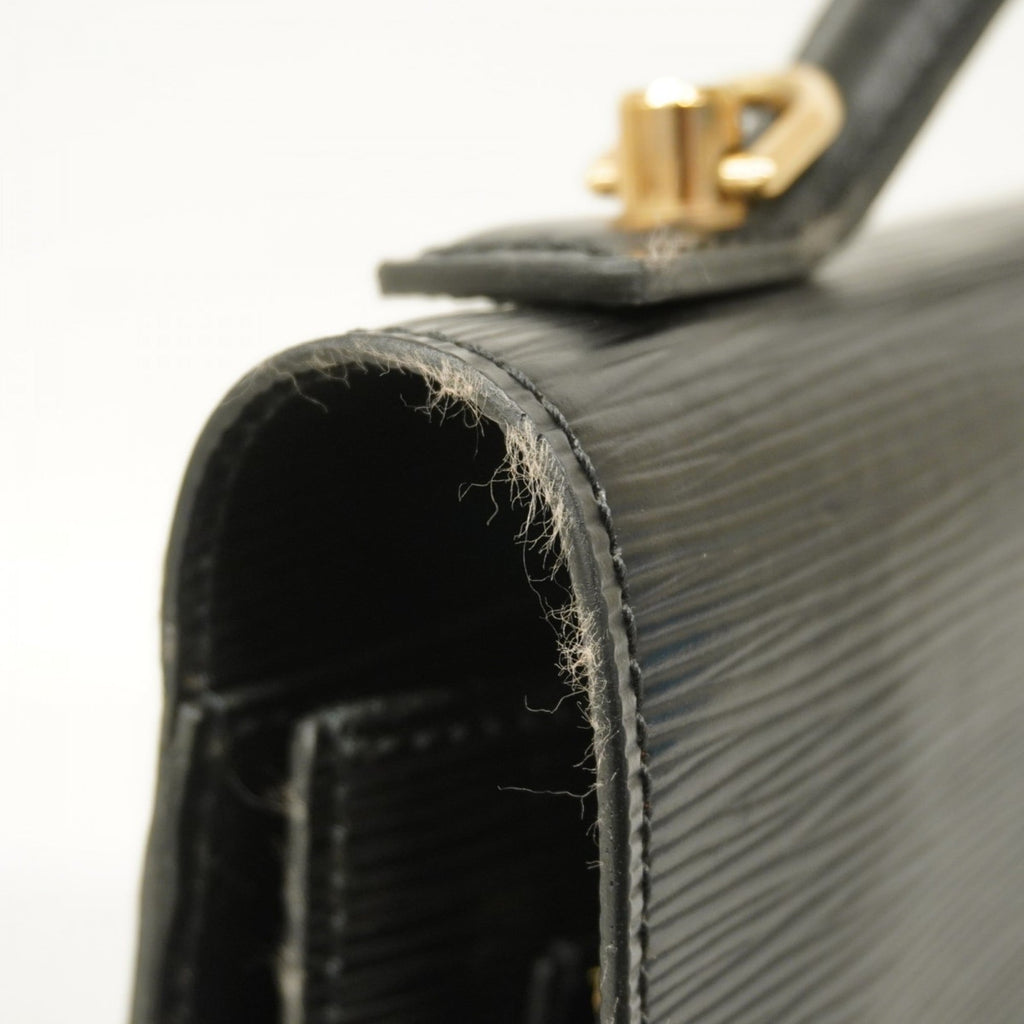 Louis Vuitton Noir Handbag (Pre-Owned)