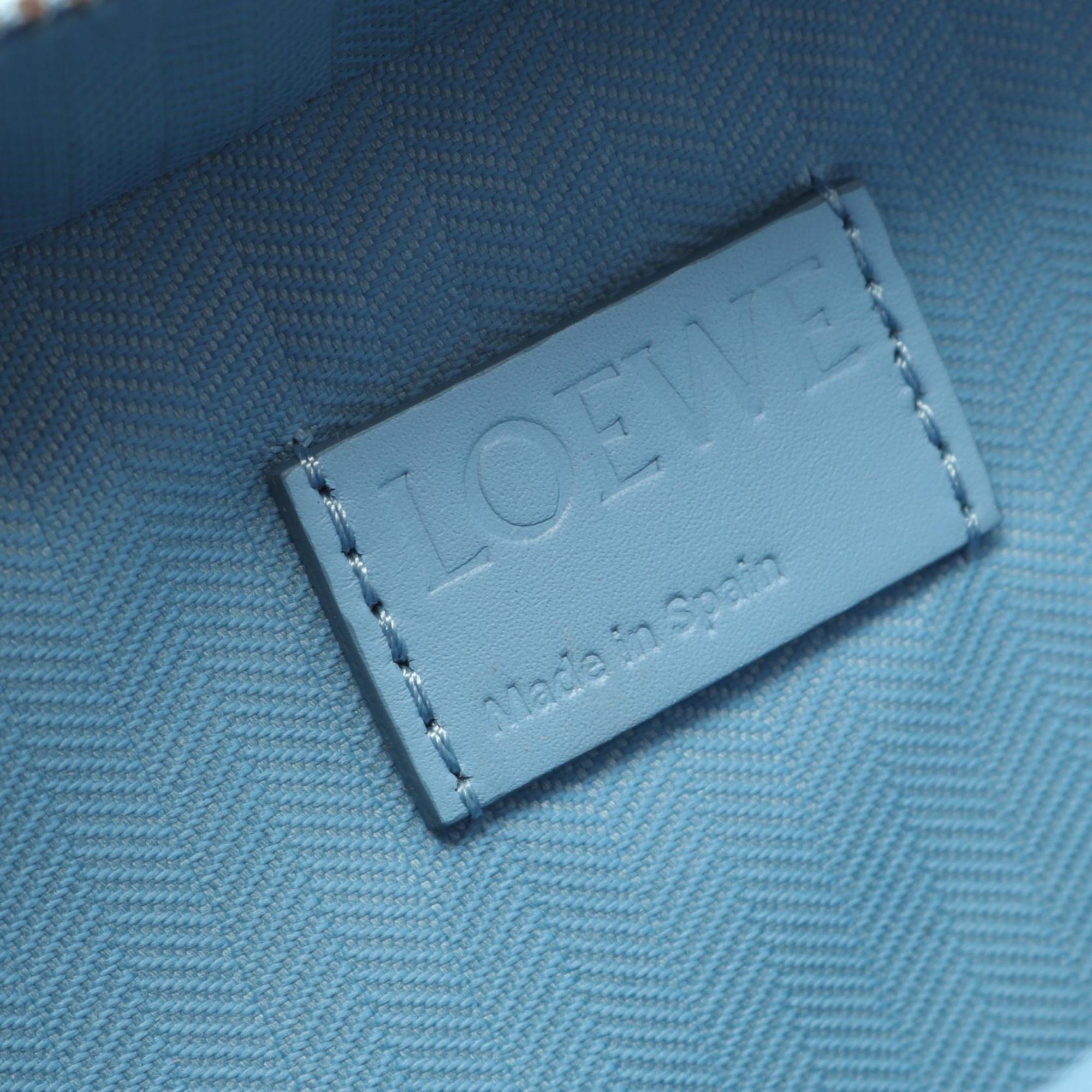 Loewe Blue Leather Handbag (Pre-Owned)