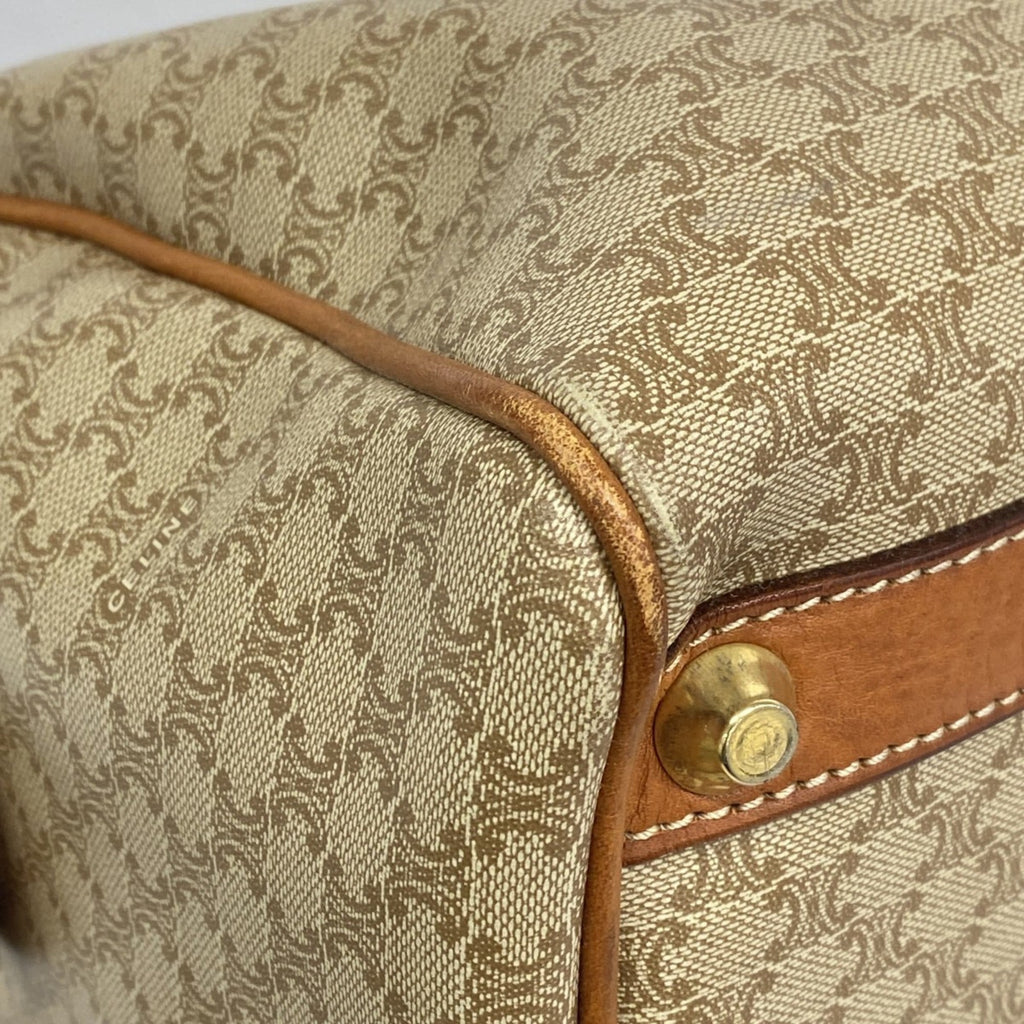 Celine Brown Pvc Handbag (Pre-Owned)