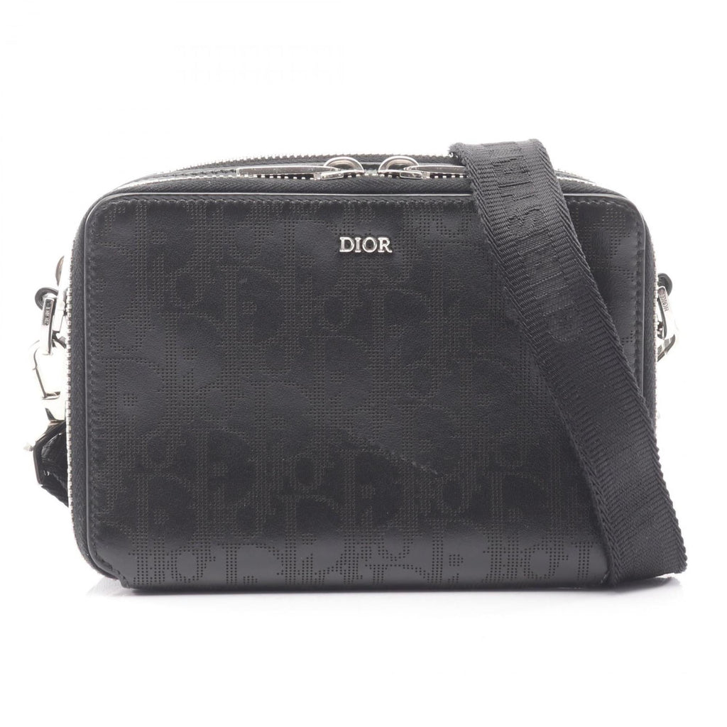 Christian Dior Black Leather Shoulder Bag (Pre-Owned)