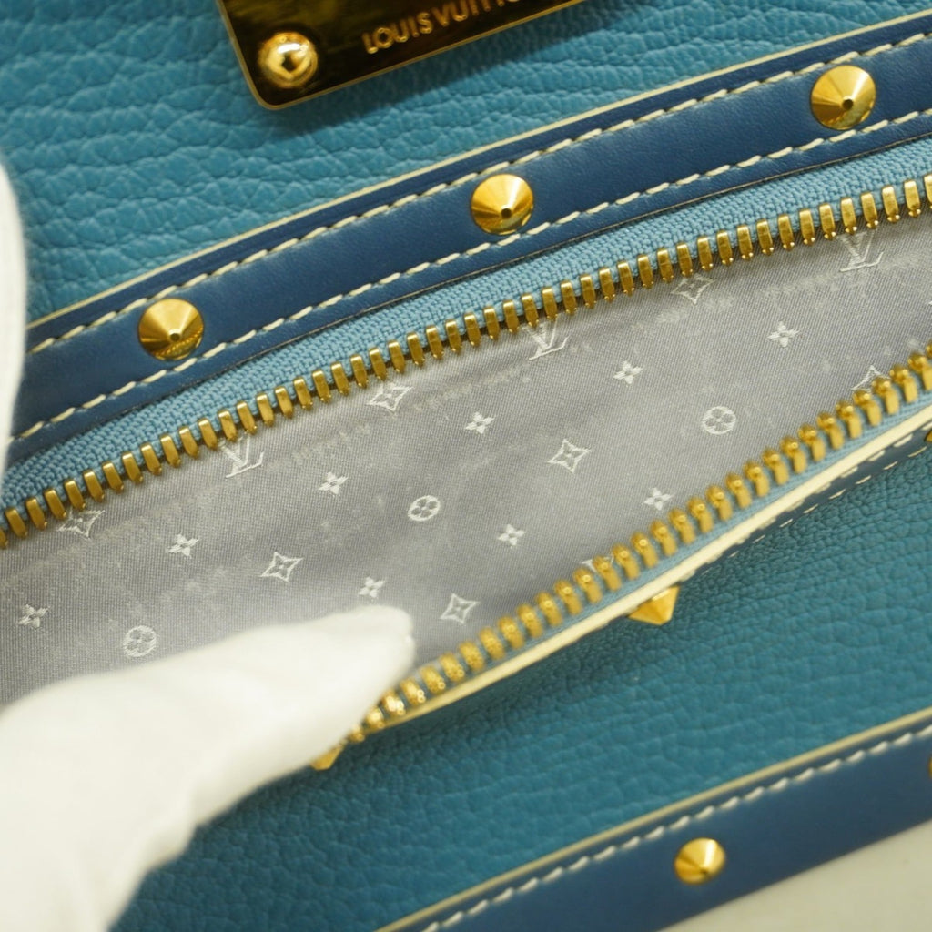 Louis Vuitton Blue Handbag (Pre-Owned)