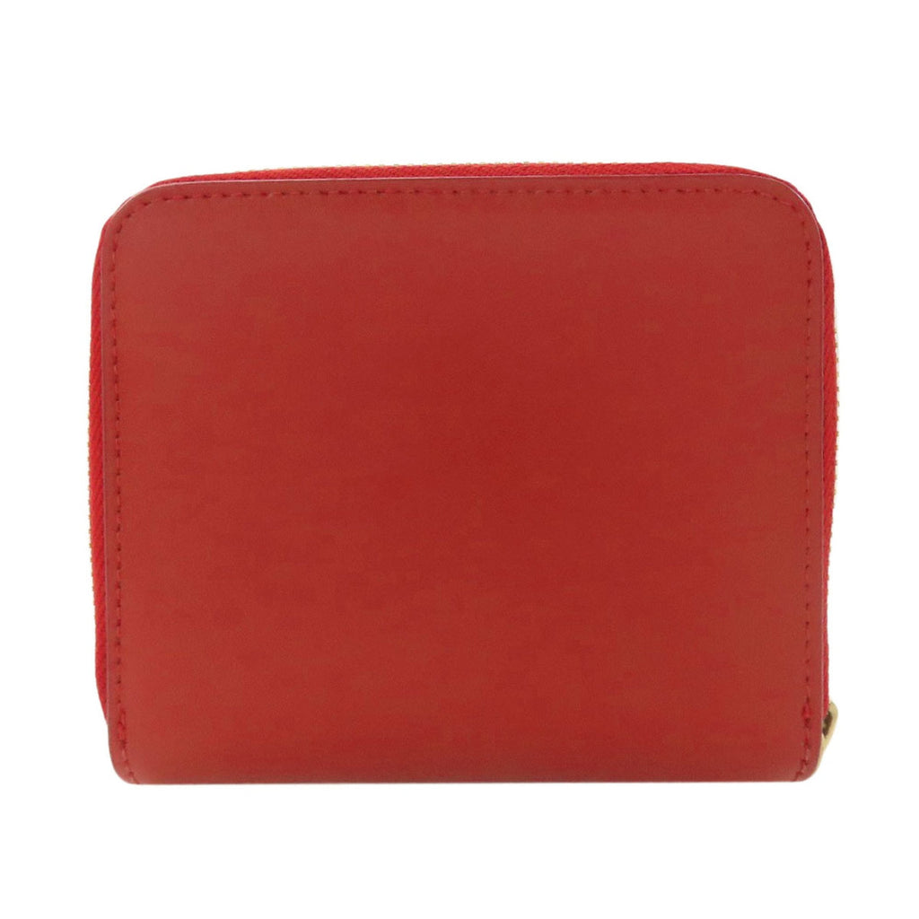 Salvatore Ferragamo Red Color Leather Wallet (Bi-Fold) (Pre-Owned)