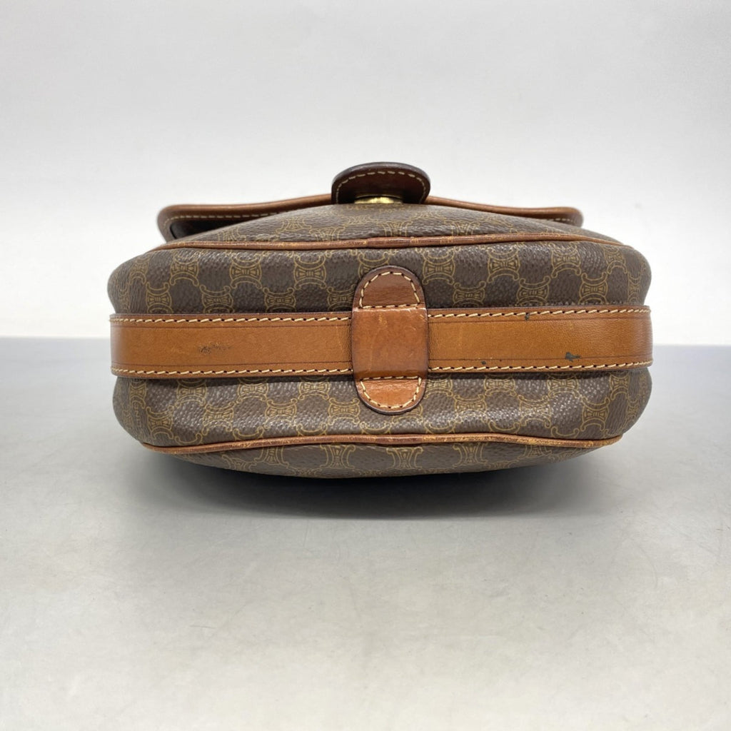 Celine Brown Pvc Shoulder Bag (Pre-Owned)