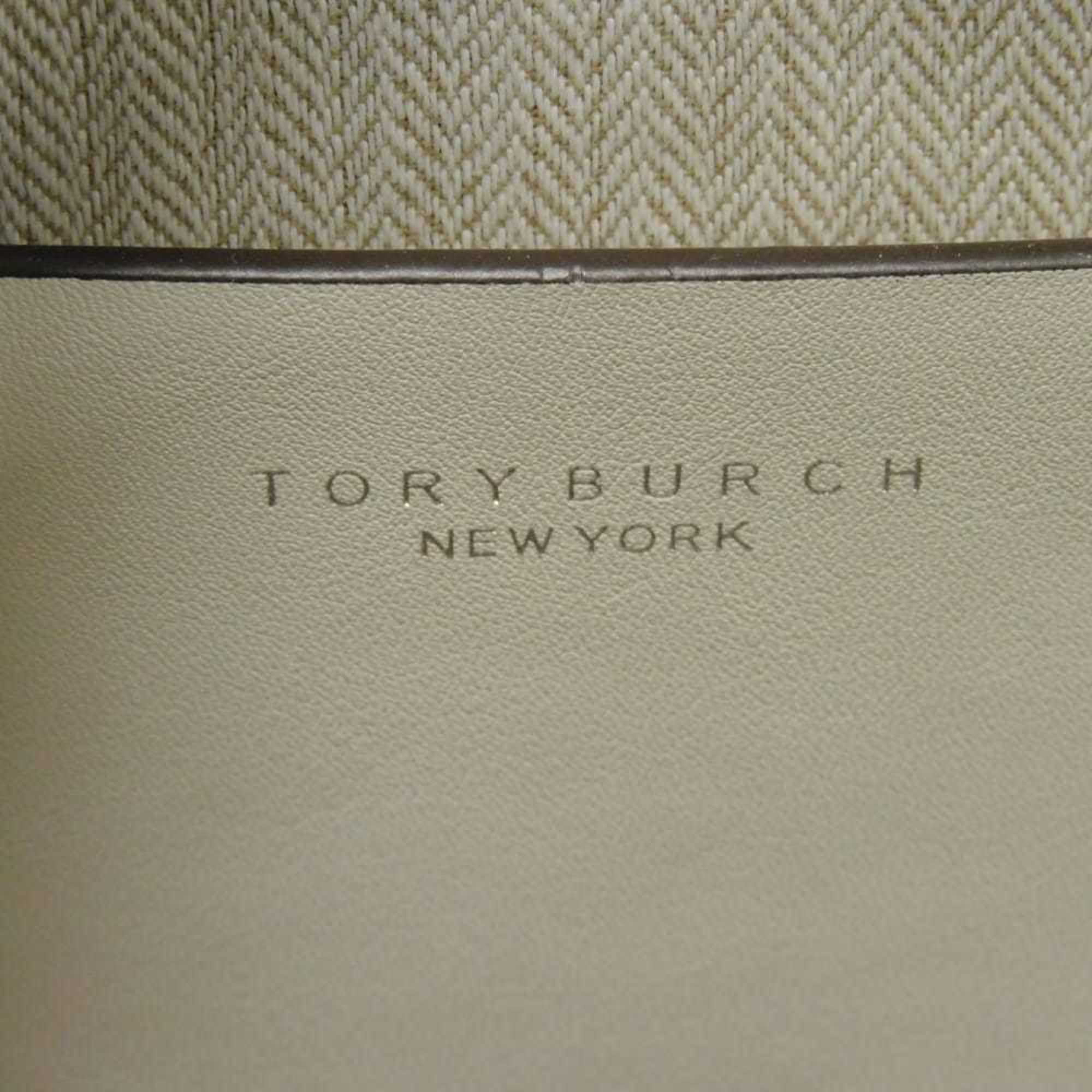 Tory Burch White Leather Handbag Shoulder Bag (Pre-Owned)