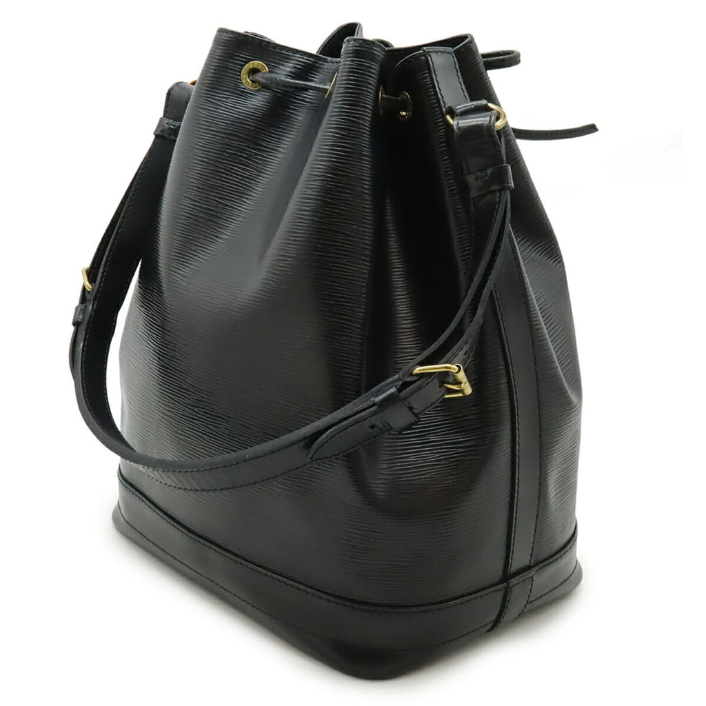 Louis Vuitton Black Noir Epi Leather Shoulder Bag (Pre-Owned)