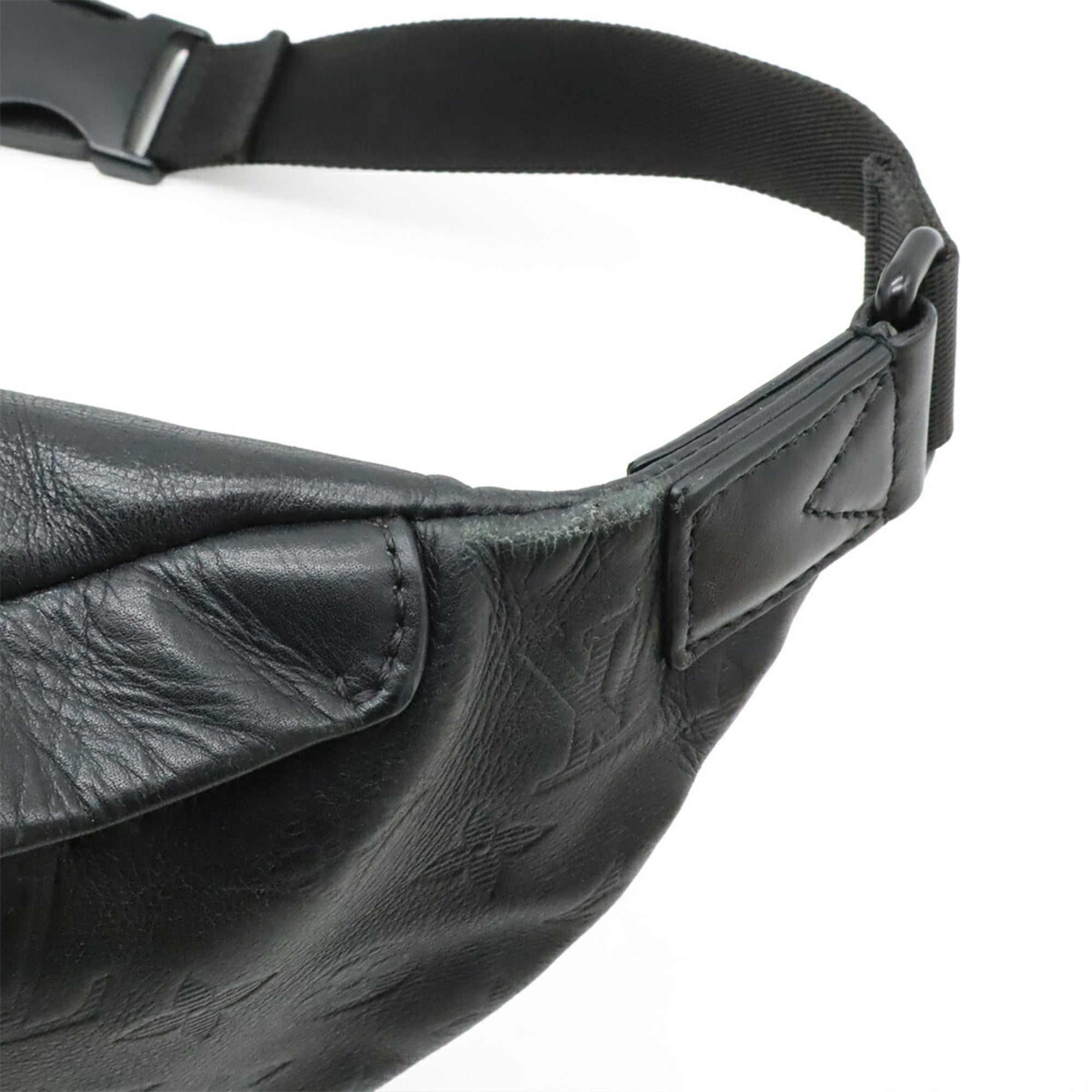 Louis Vuitton Black Noir Monogram Shadow Fanny Pack (Pre-Owned)