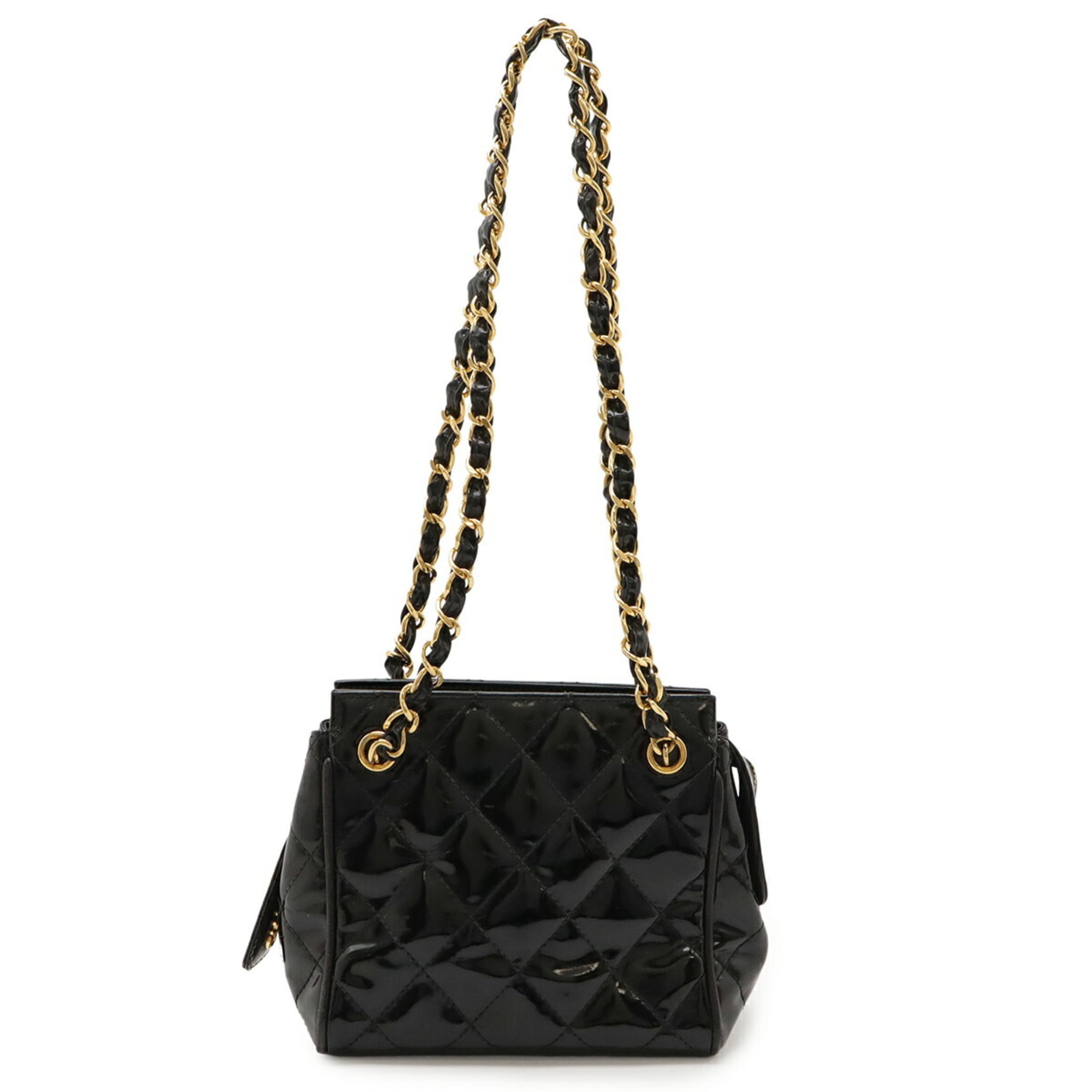Chanel Black Leather Shoulder Bag (Pre-Owned)
