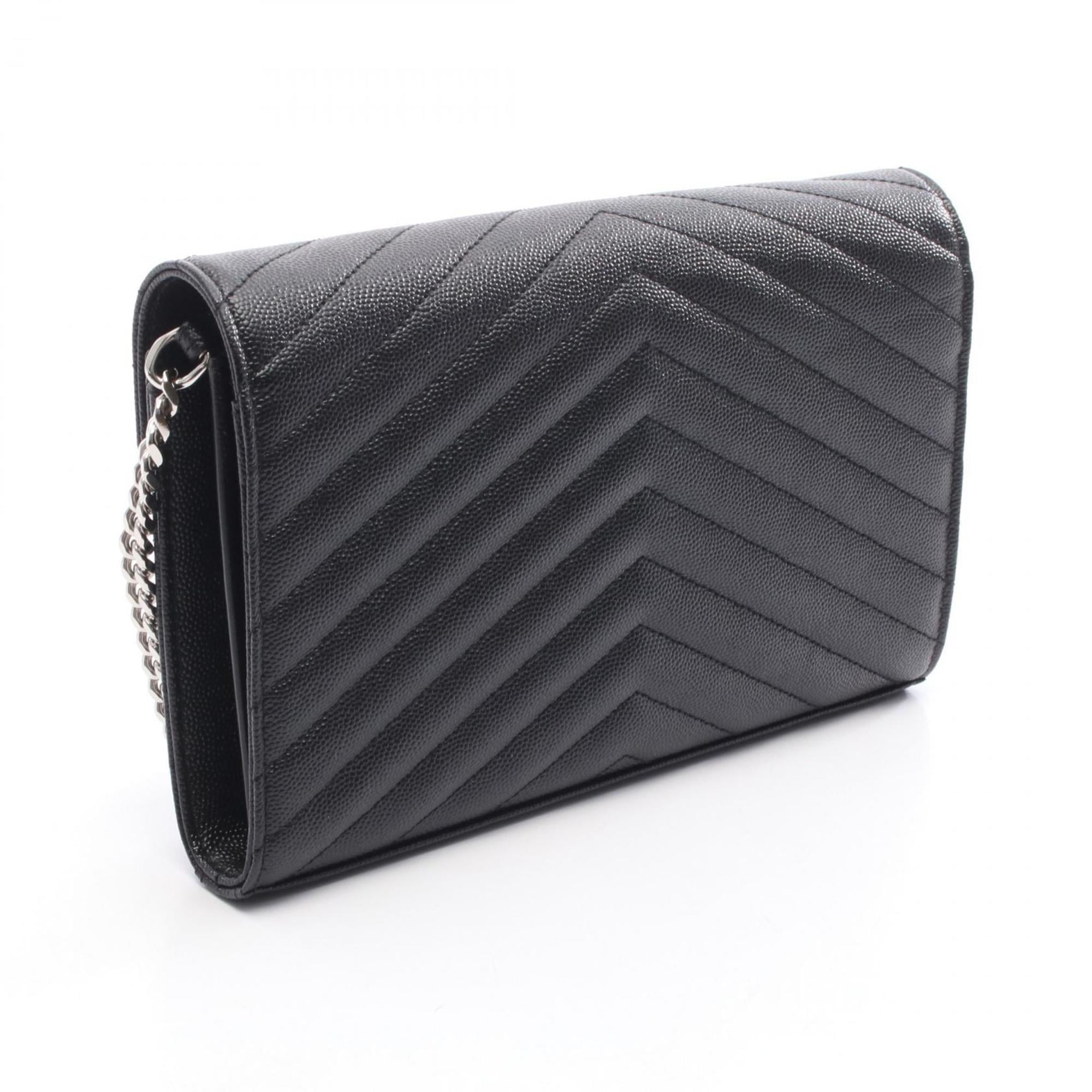 Yves Saint Laurent Black Leather Shoulder Bag (Pre-Owned)