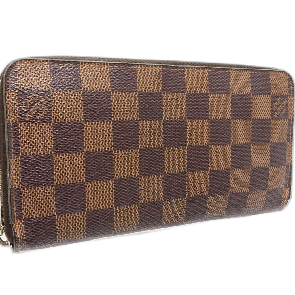 Louis Vuitton Damier Damier Canvas Ebene Damier Canvas Long Wallet (Bi-Fold) (Pre-Owned)