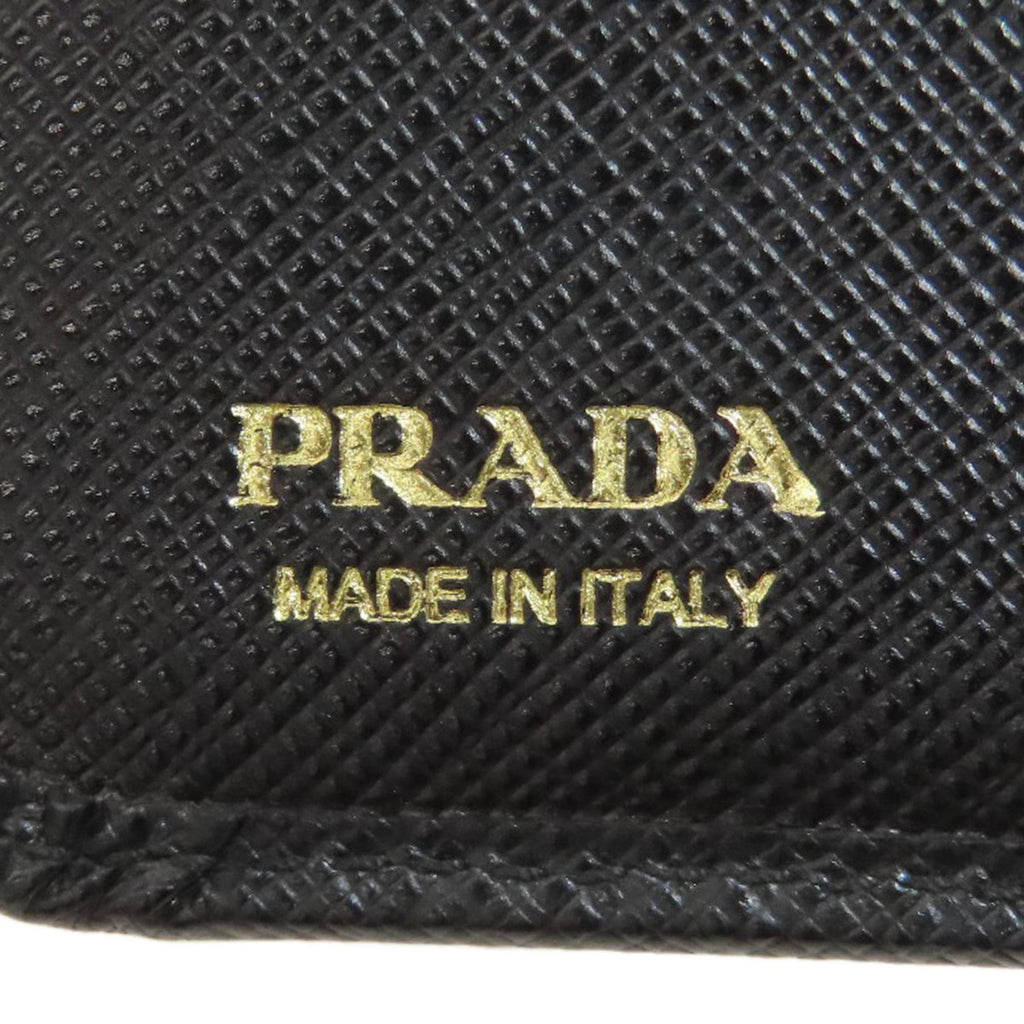 Prada Black Leather Wallet (Bi-Fold) (Pre-Owned)