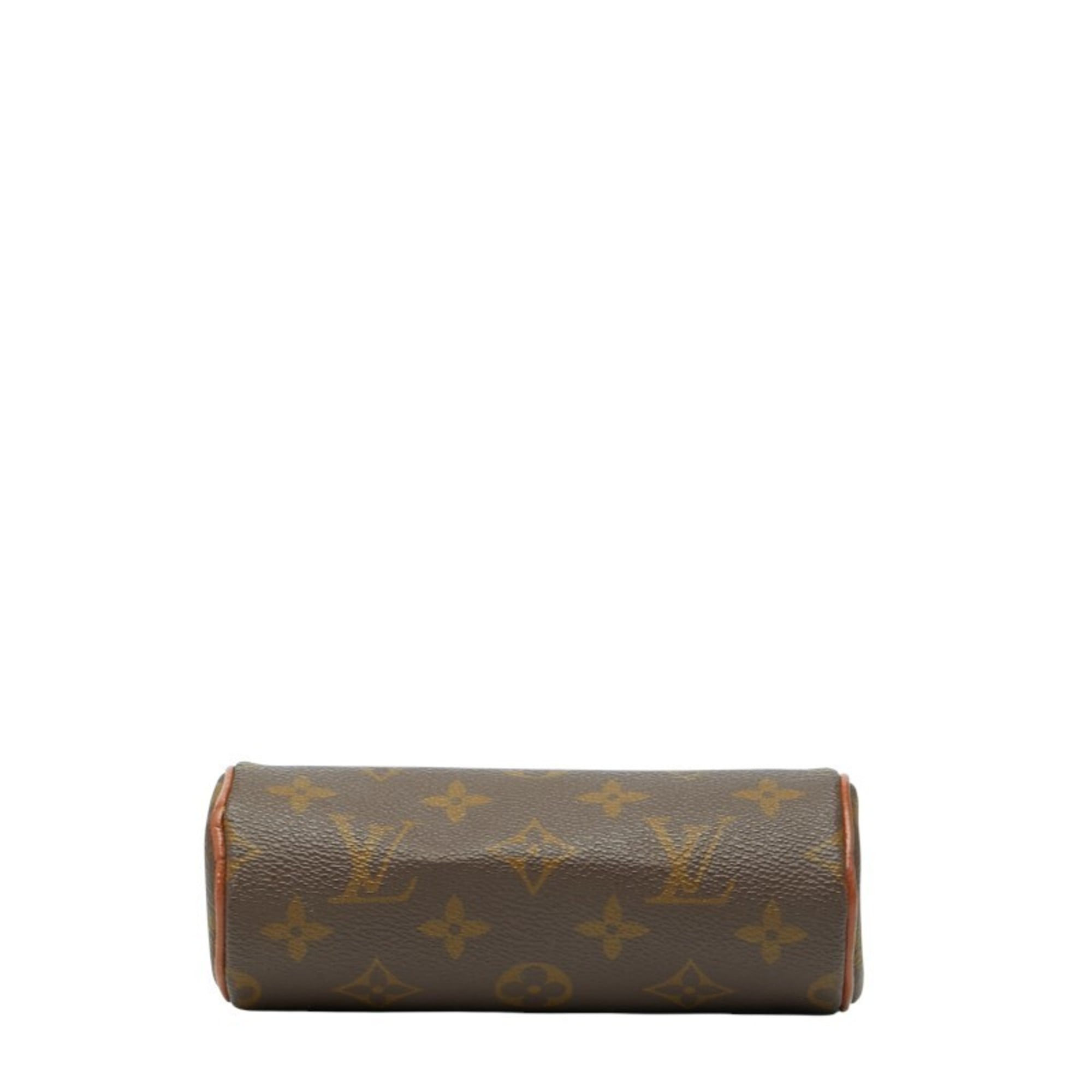 Louis Vuitton Brown Pvc Leather Pouch (Pre-Owned)