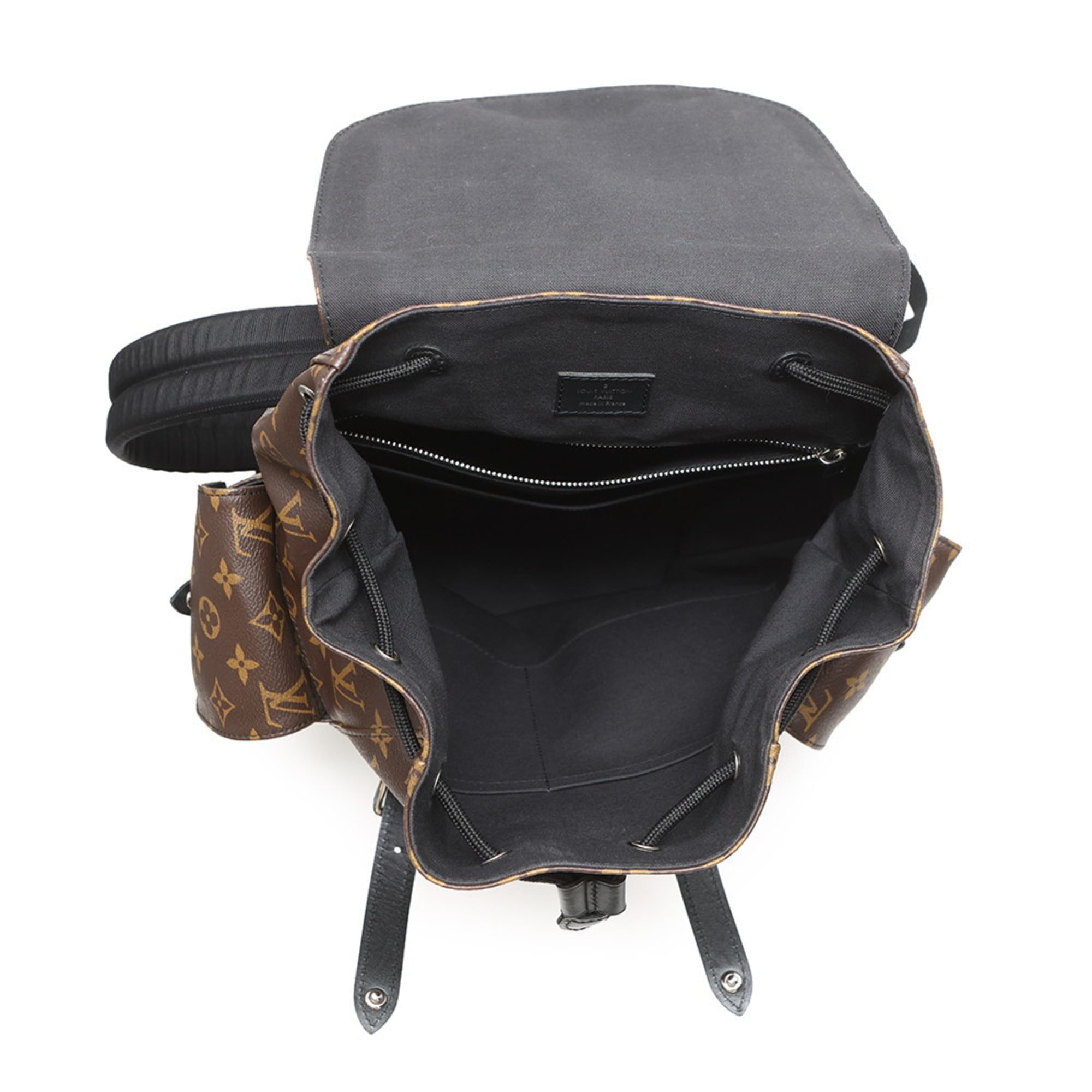 Louis Vuitton Monogram Macassar Black Noir Backpack (Pre-Owned)