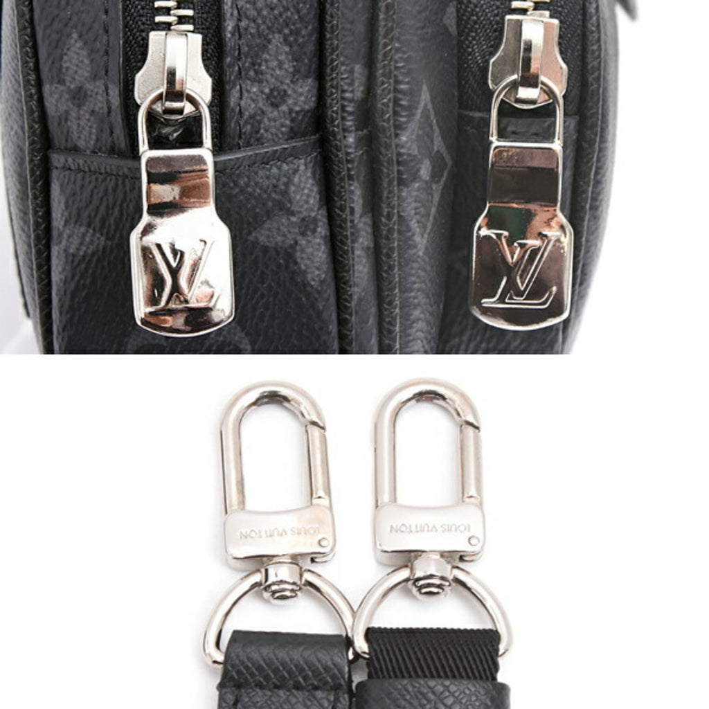 Louis Vuitton Taigarama Black Taigarama Pochette Shoulder Bag (Pre-Owned)