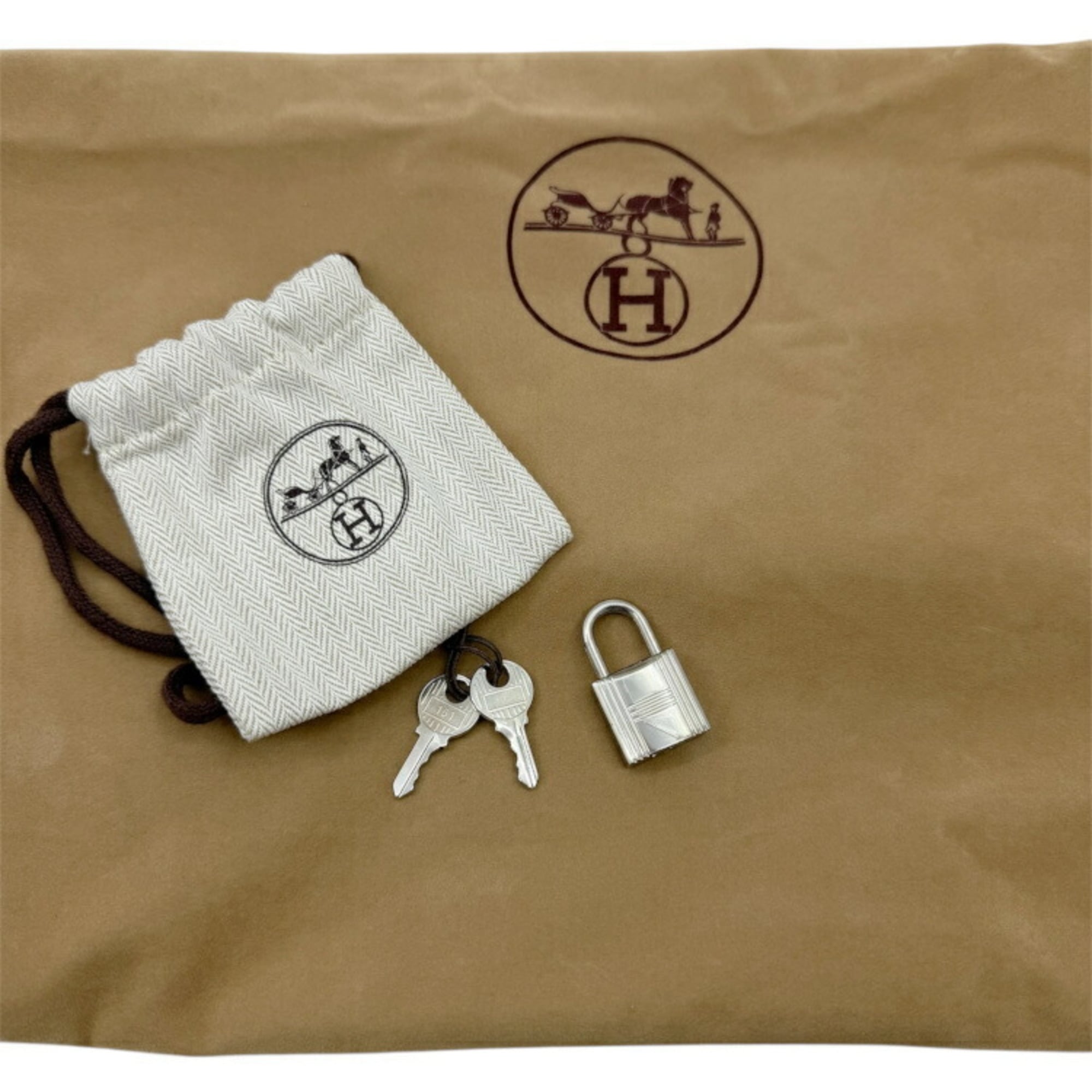 Hermes Anis Green Taurillon Clemence Leather Handbag (Pre-Owned)