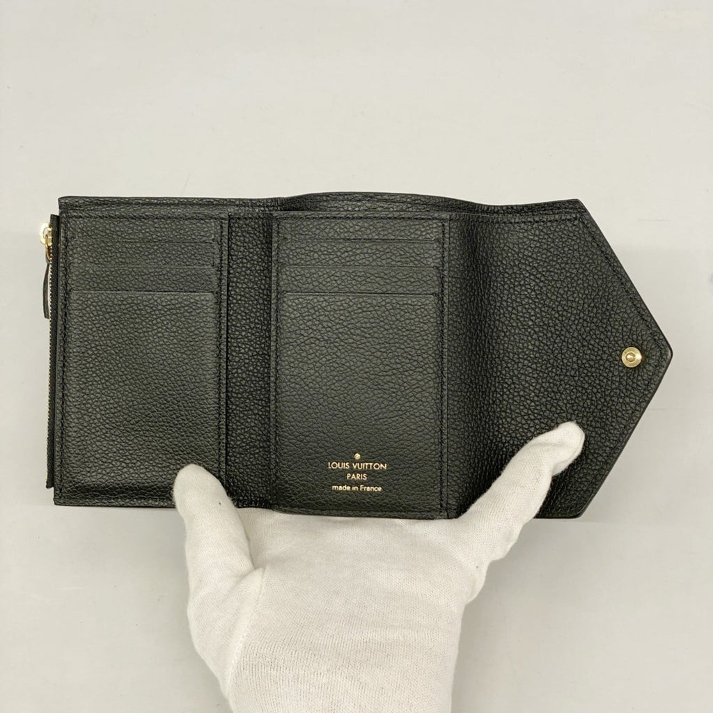 Louis Vuitton Noir Wallet (Tri-Fold) (Pre-Owned)