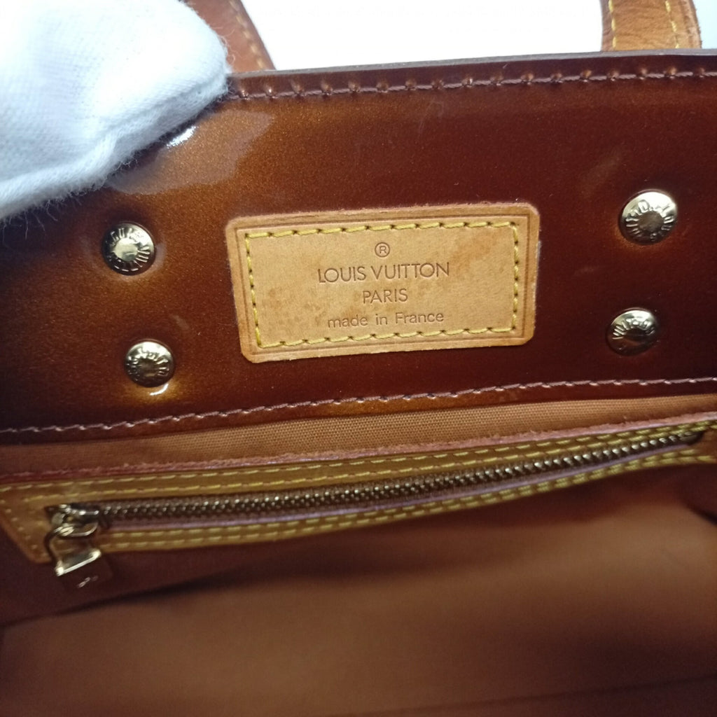 Louis Vuitton Monogram Vernis Bronze Monogram Vernis Handbag Tote Bag (Pre-Owned)