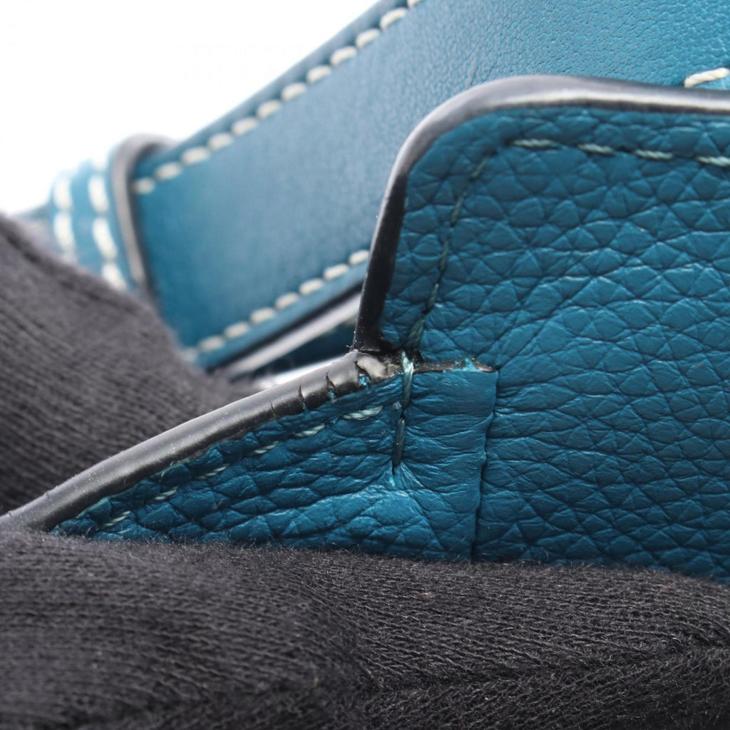 Loewe Blue Leather Handbag (Pre-Owned)
