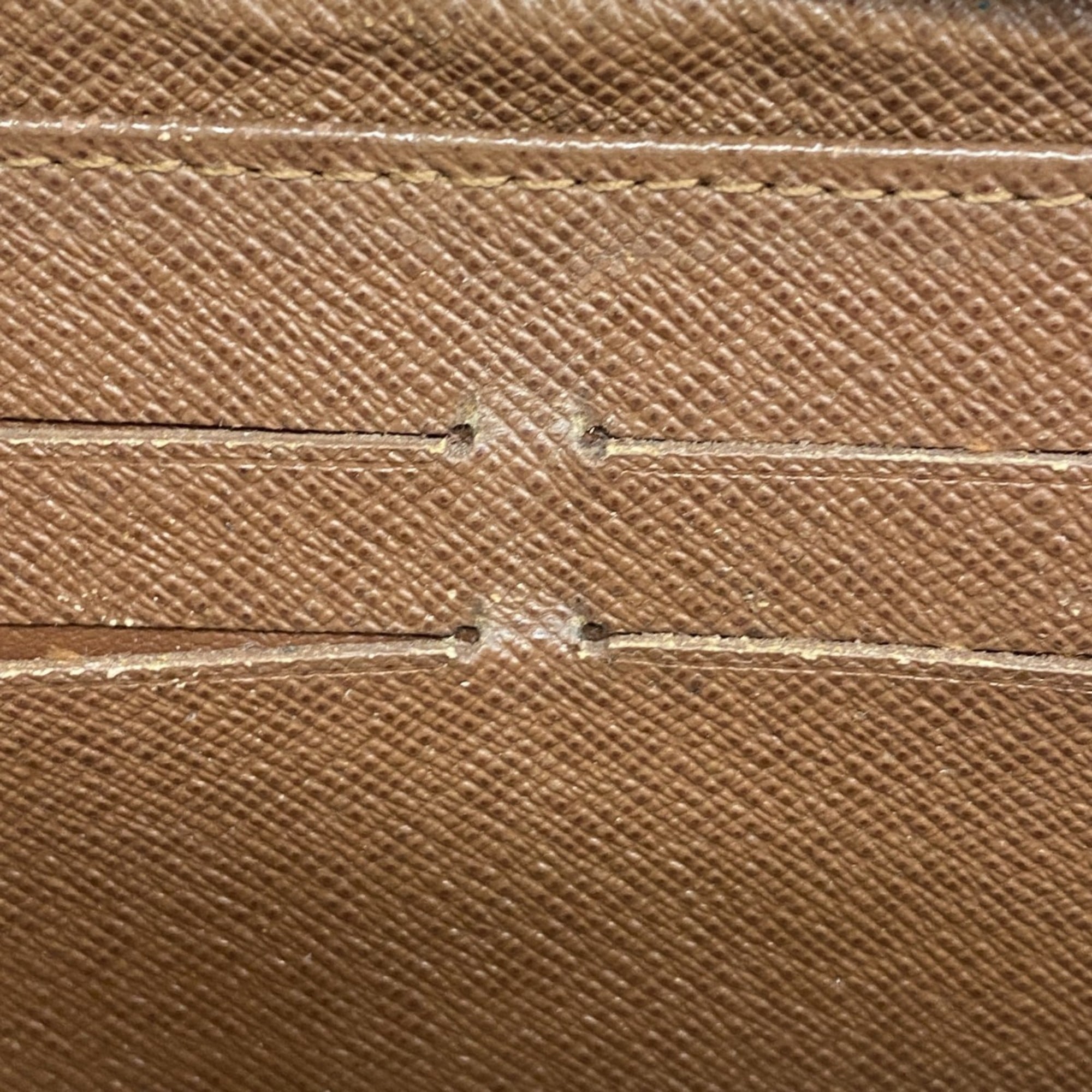 Louis Vuitton Brown Long Wallet (Bi-Fold) (Pre-Owned)