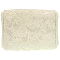 Dolce & Gabbana Off-White Metal Leather Clutch Bag (Pre-Owned)