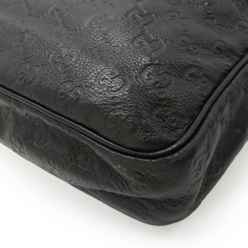 Gucci Black Leather Shoulder Bag (Pre-Owned)