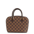 Louis Vuitton Damier Damier Canvas Ebene Red Color Handbag (Pre-Owned)