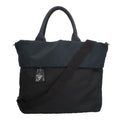 Prada Black Navy Nylon Shoulder Bag (Pre-Owned)