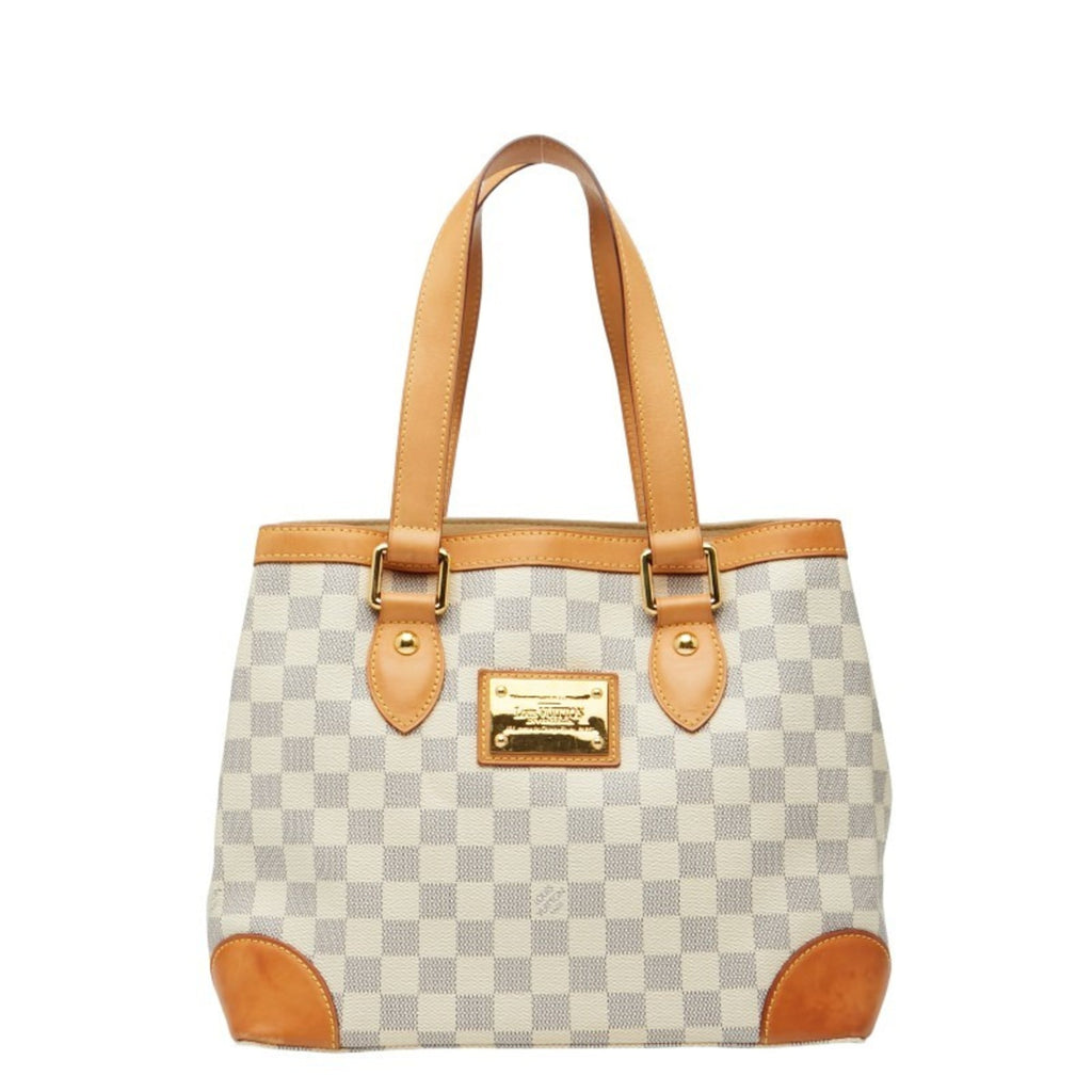 Louis Vuitton White Pvc Leather Handbag (Pre-Owned)