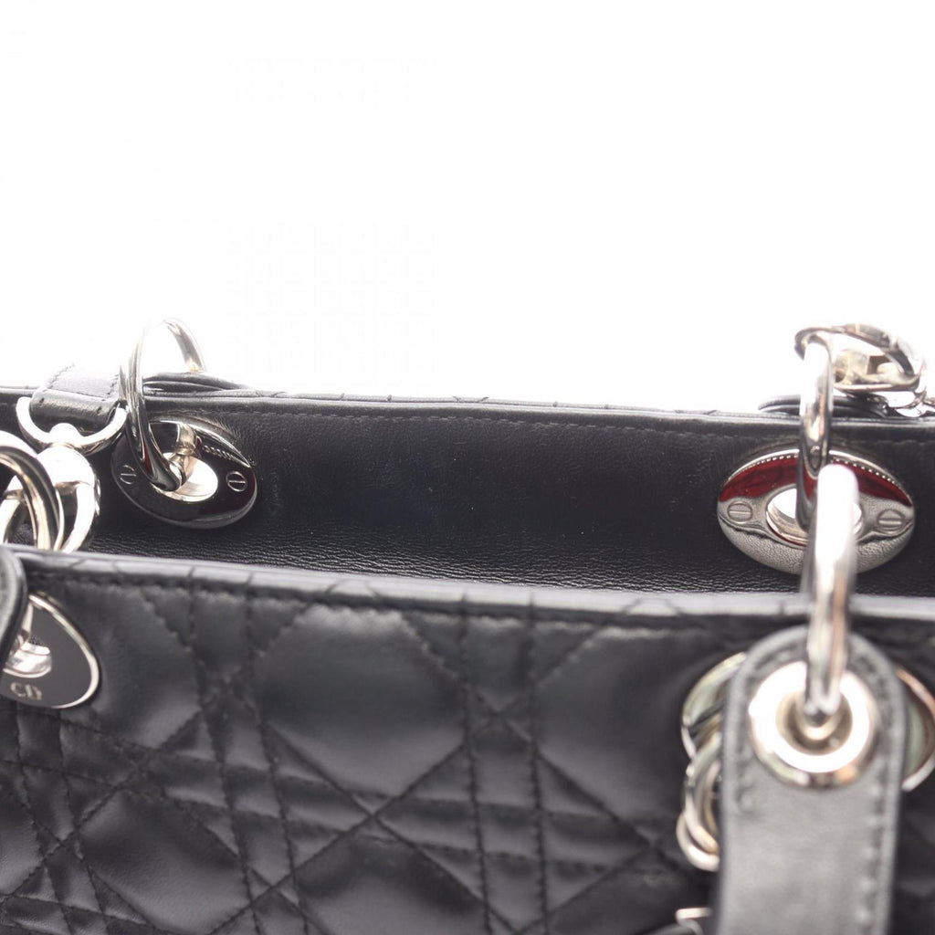 Christian Dior Black Leather Handbag (Pre-Owned)