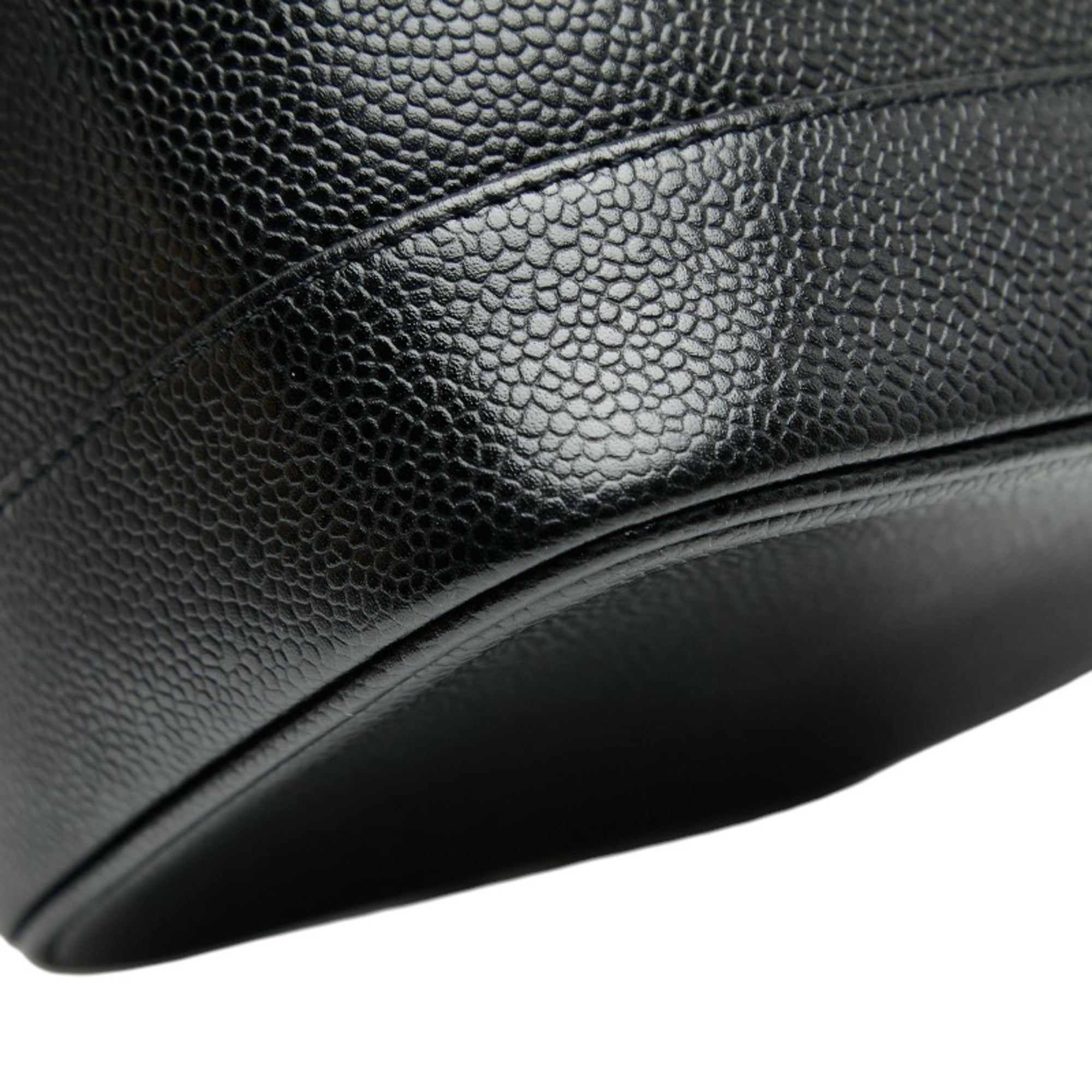 Chanel Black Grained Calfskin Vanity Bag (Pre-Owned)
