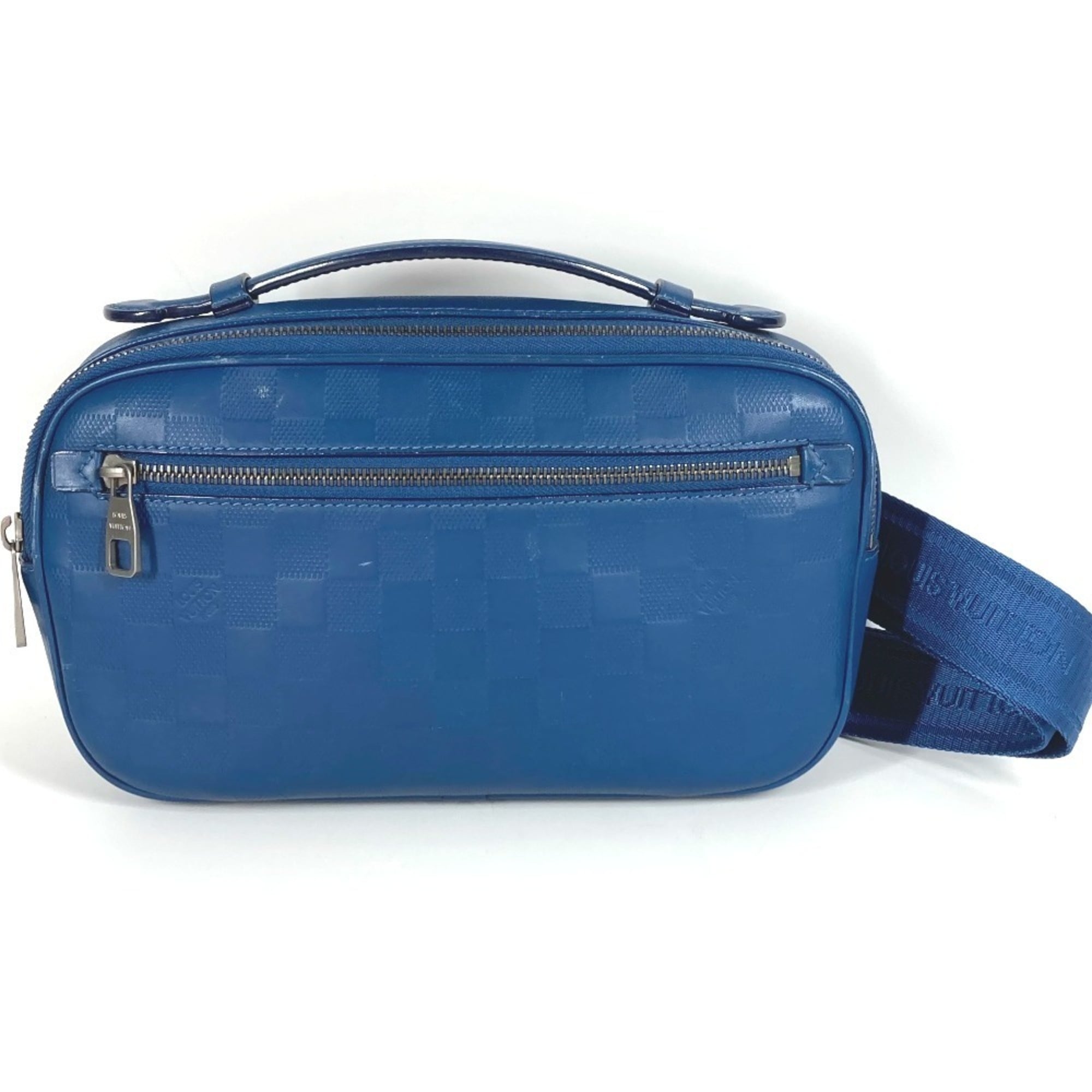 Louis Vuitton Blue Damier Infini Shoulder Bag Sling Bag (Pre-Owned)