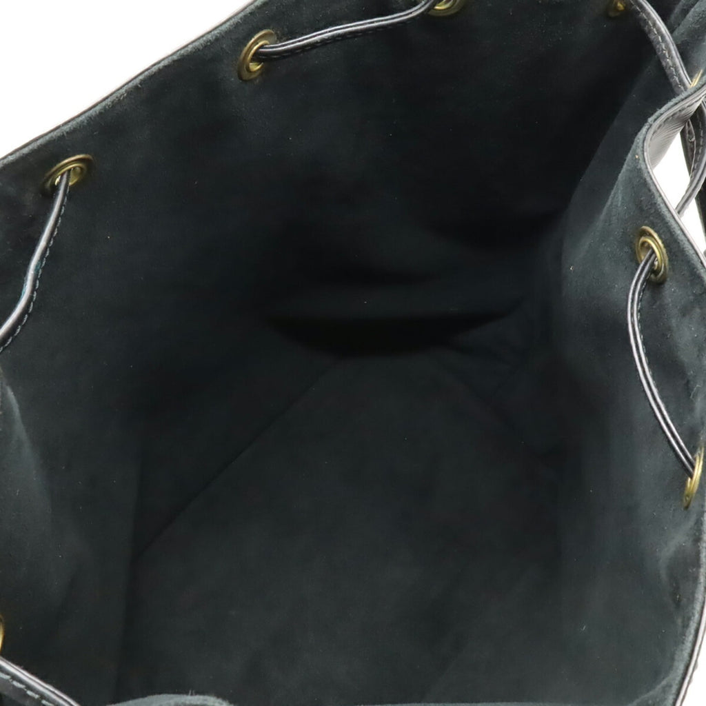 Louis Vuitton Black Noir Epi Leather Shoulder Bag (Pre-Owned)