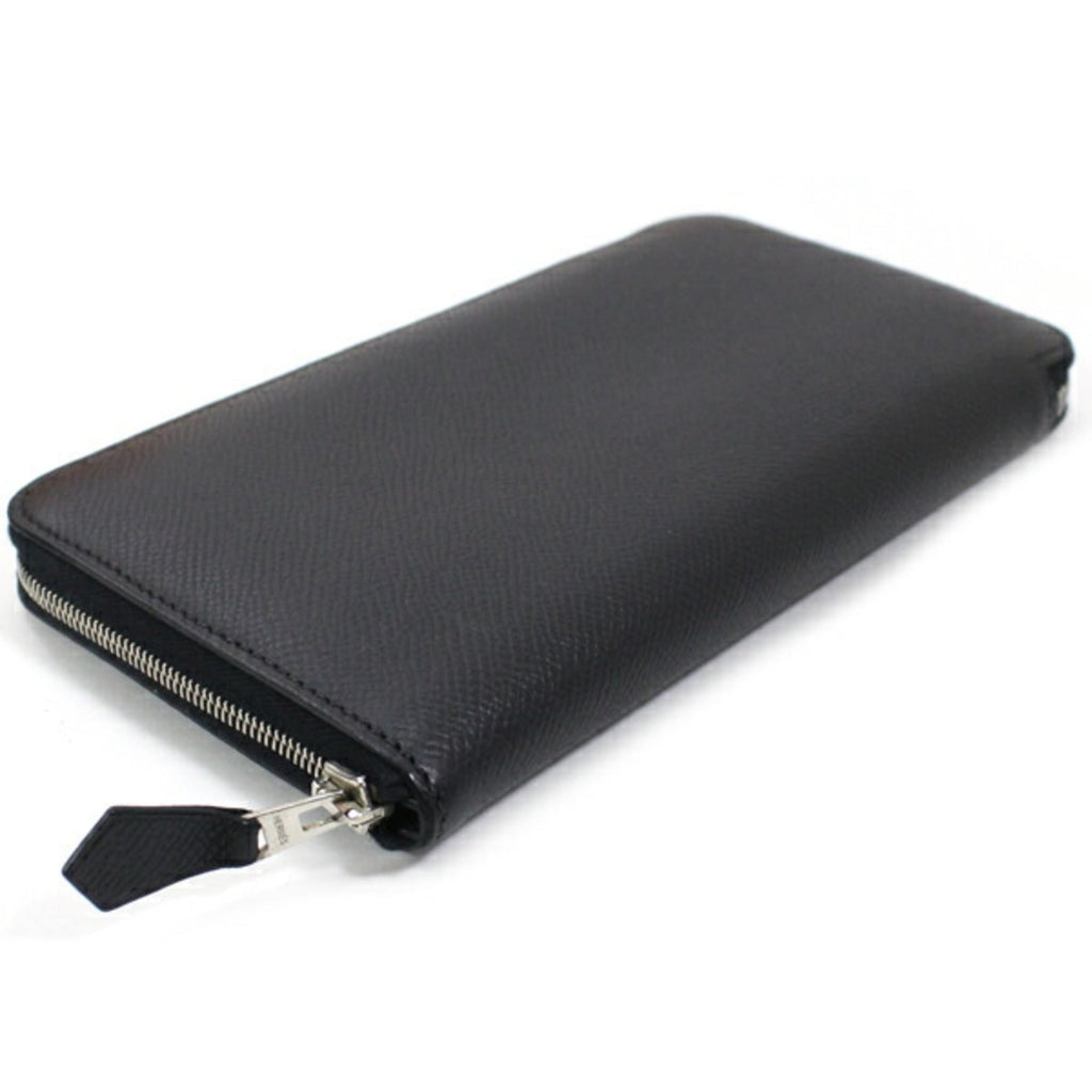Hermes Black Epsom Leather Long Wallet (Bi-Fold) (Pre-Owned)